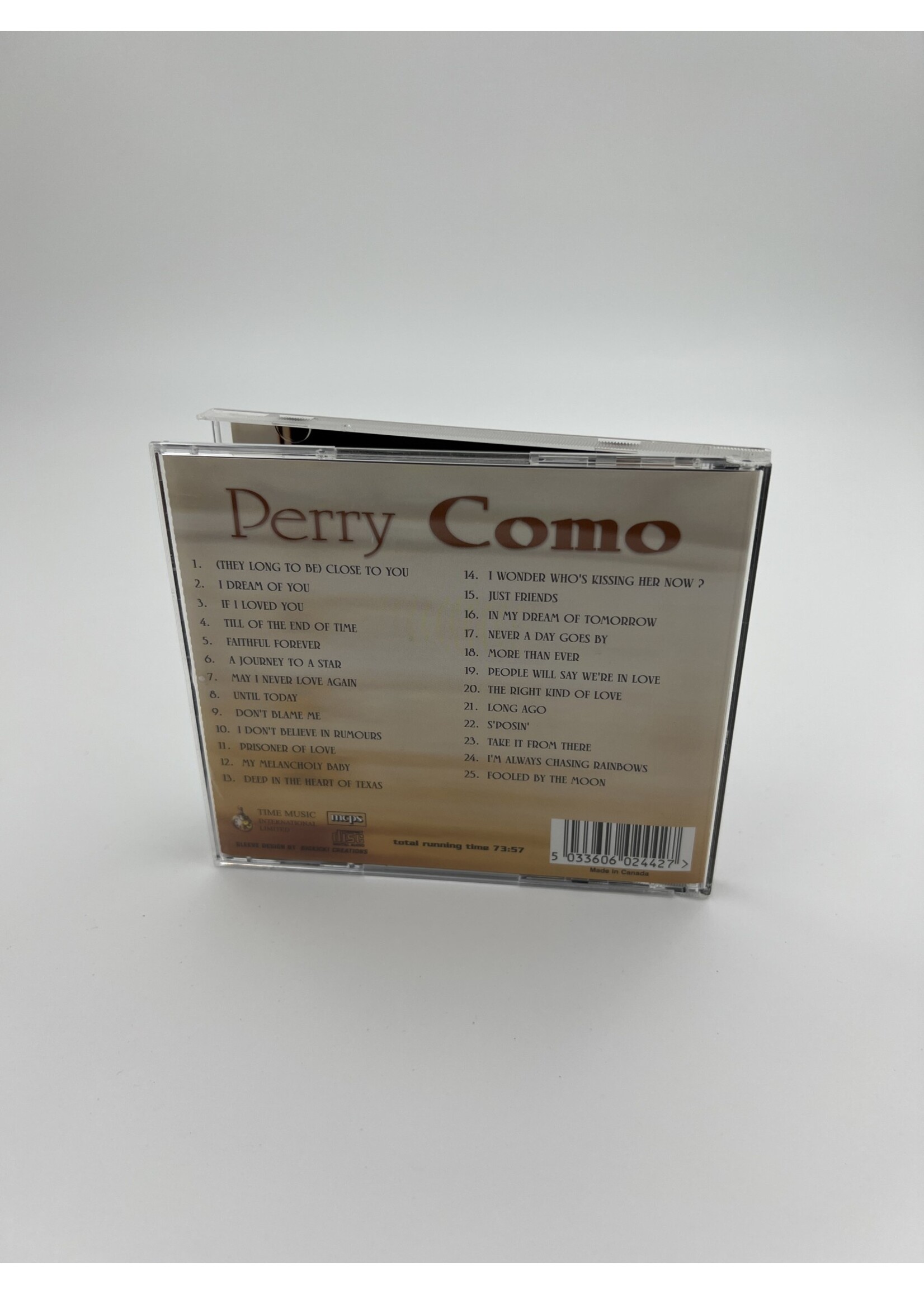 CD Perry Como Time Music CD