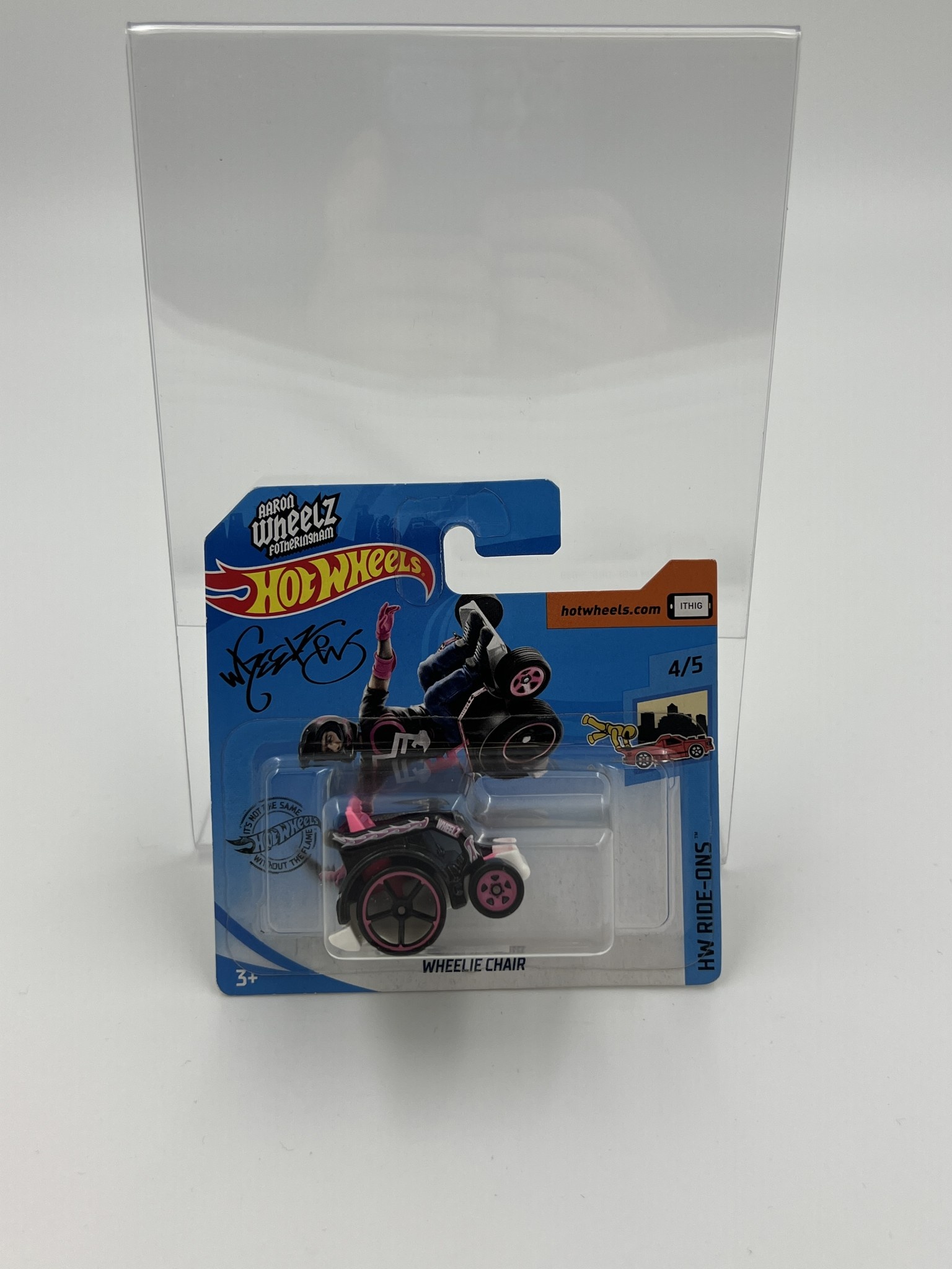 Aaron Wheelz Black Short Card Hot Wheel This N That