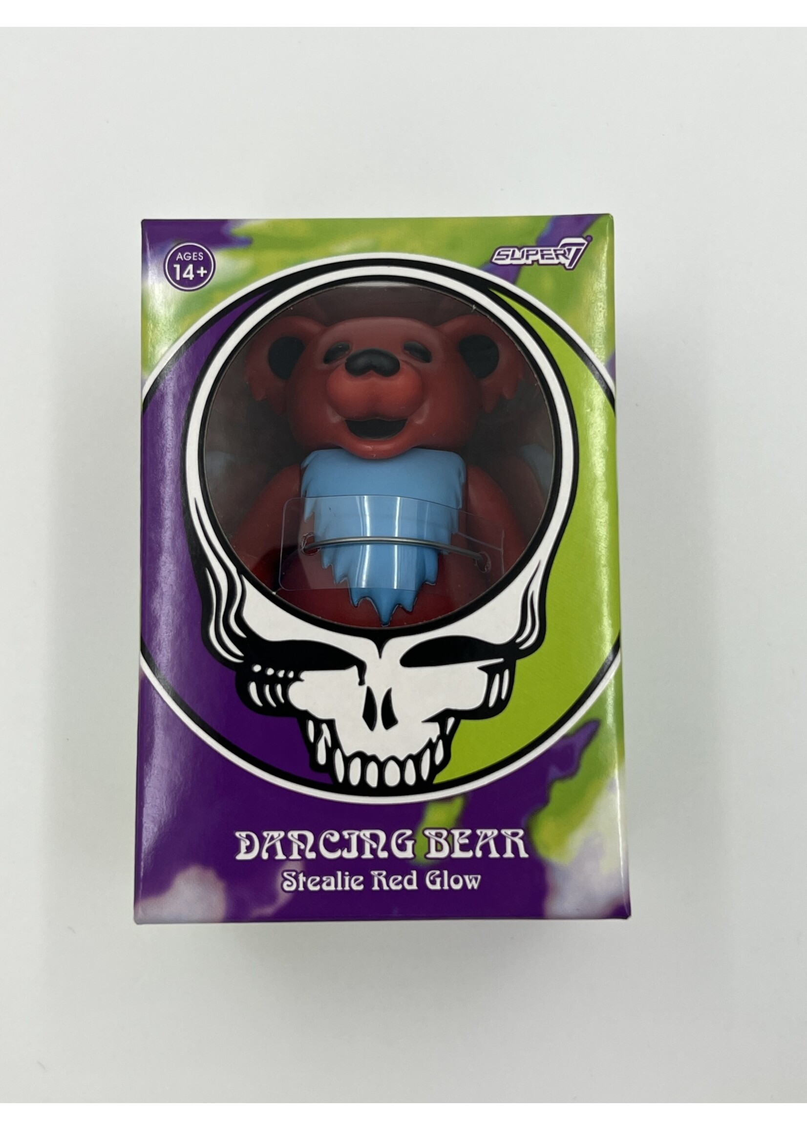 Action Figures Grateful Dead Stealie Red Glow Dancing Bear