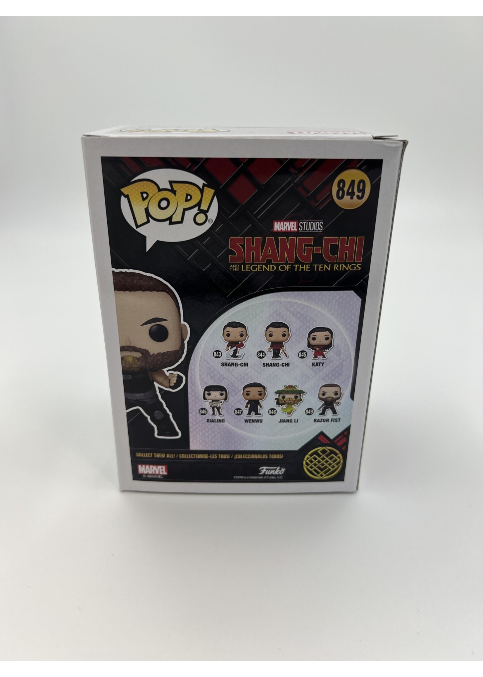 Action Figures Marvel Shang Chi Razor Fist Funko Pop