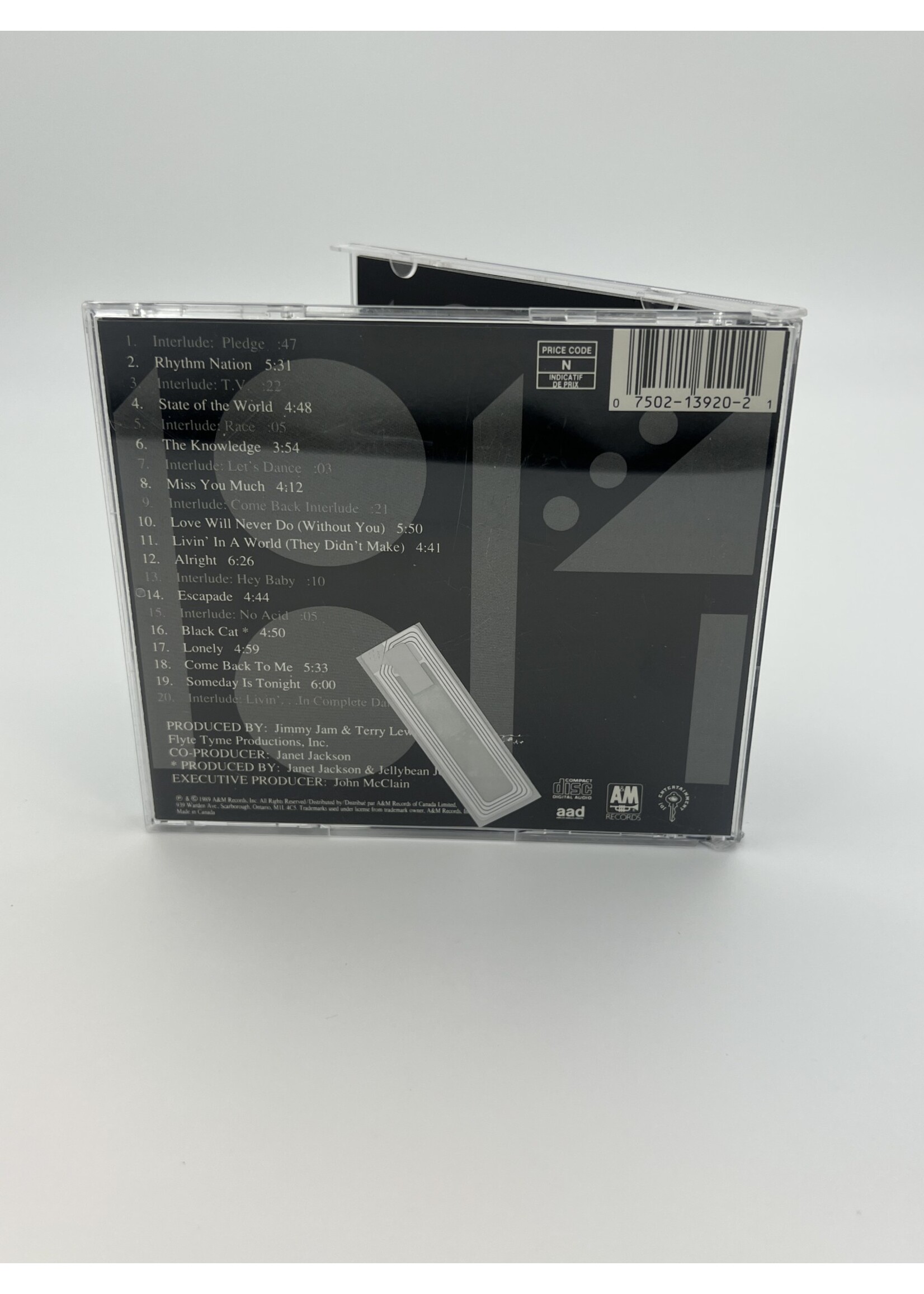 CD Janet Jackson Rhythm Nation 1814 CD