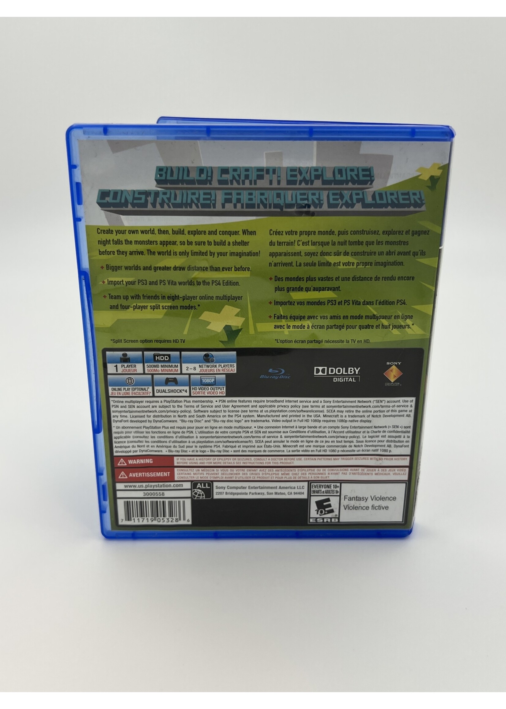 Sony Minecraft Playstation 4 Edition PS4