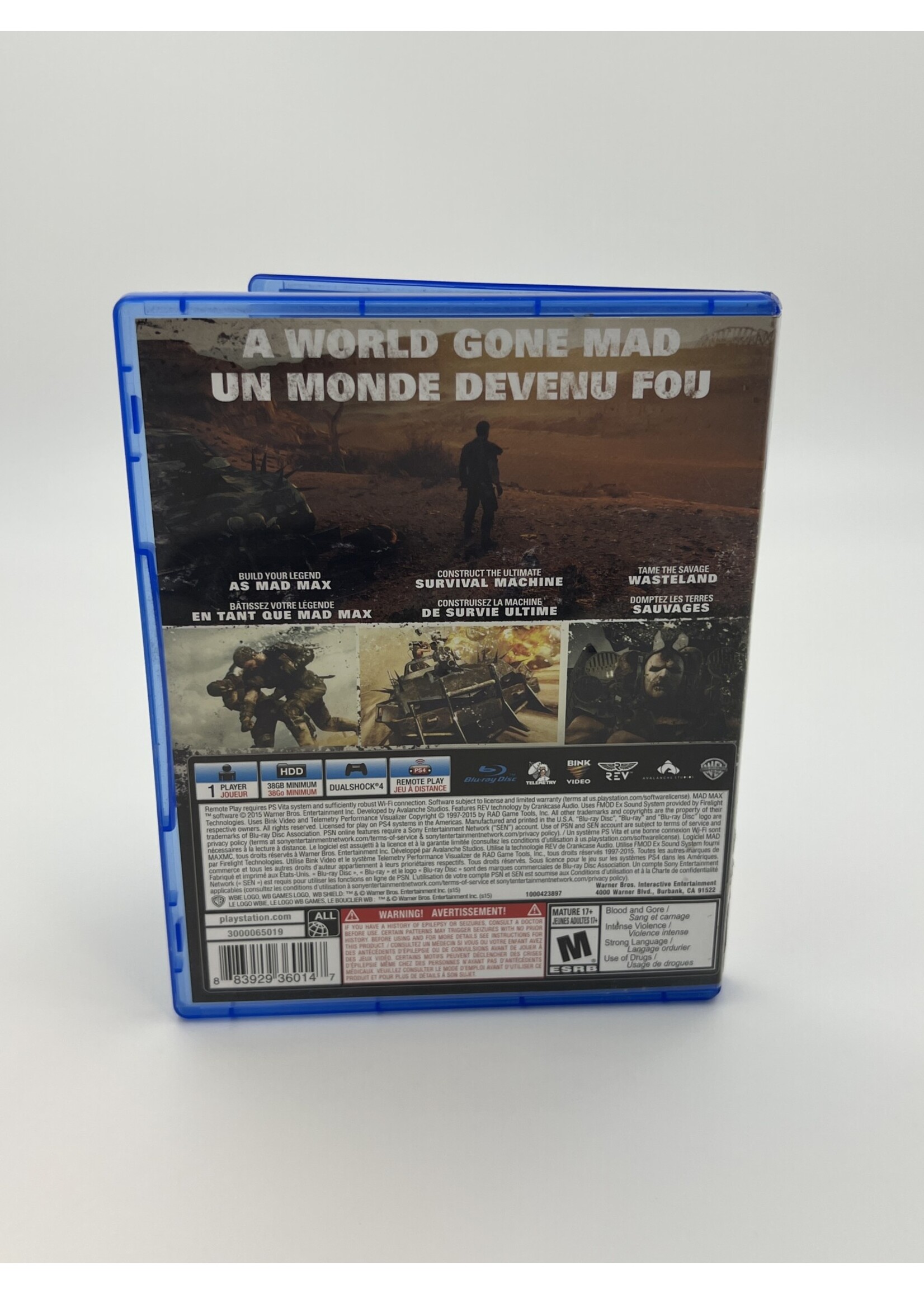 Sony Mad Max PS4