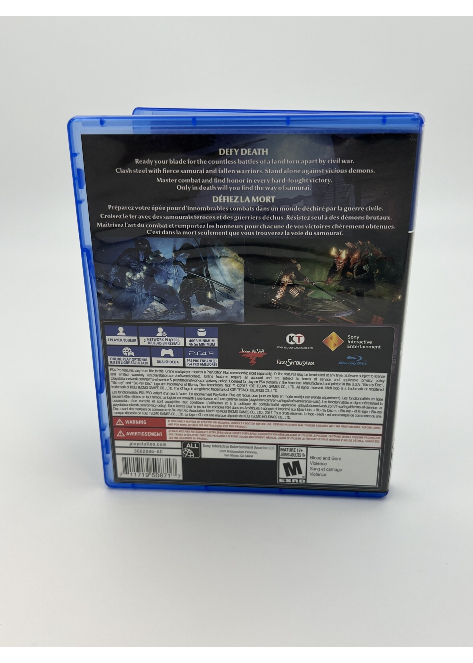 Sony Nioh PS4