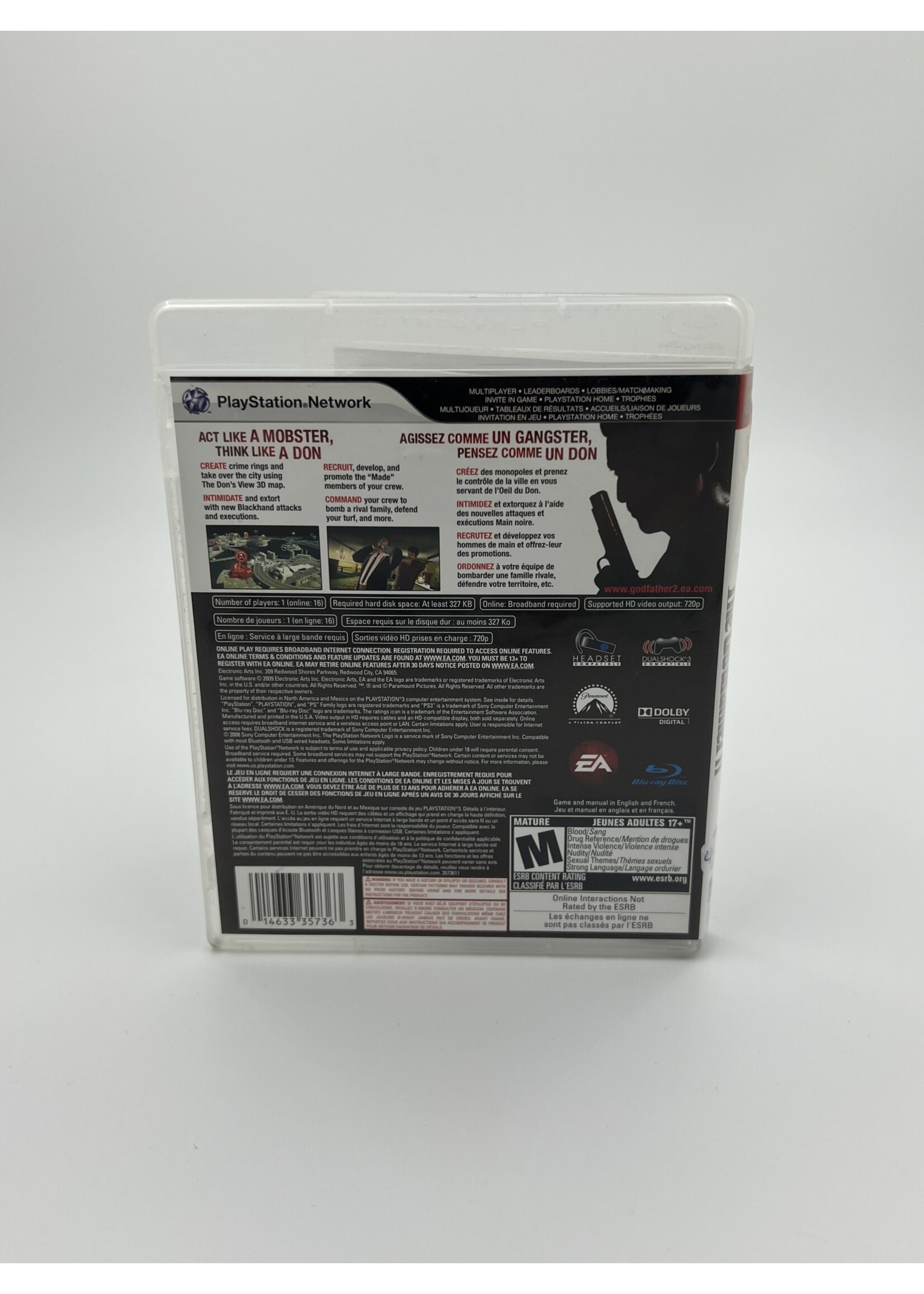 Sony The Godfather 2 Ps3
