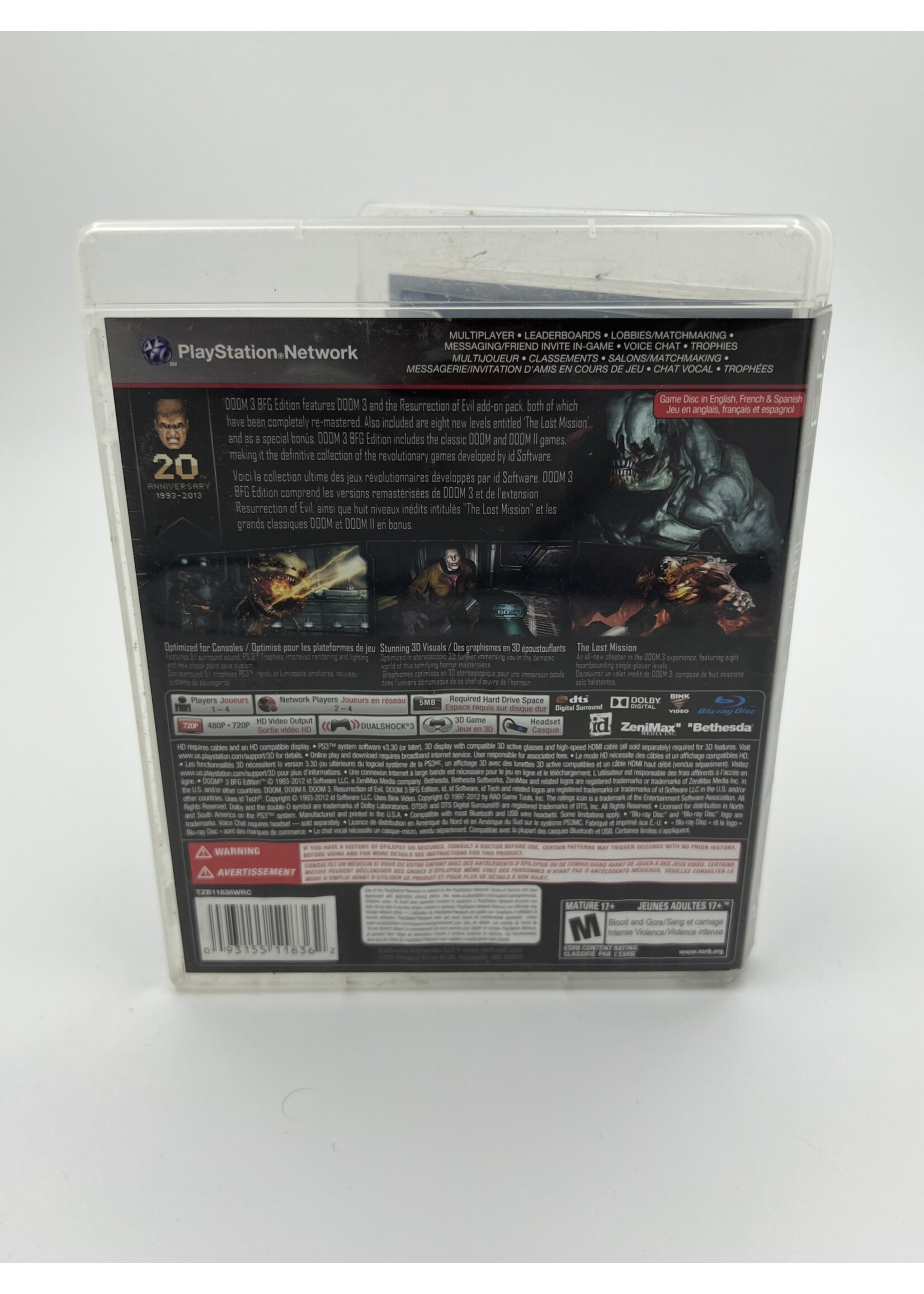 Sony   Doom 3 BFG Edition PS3