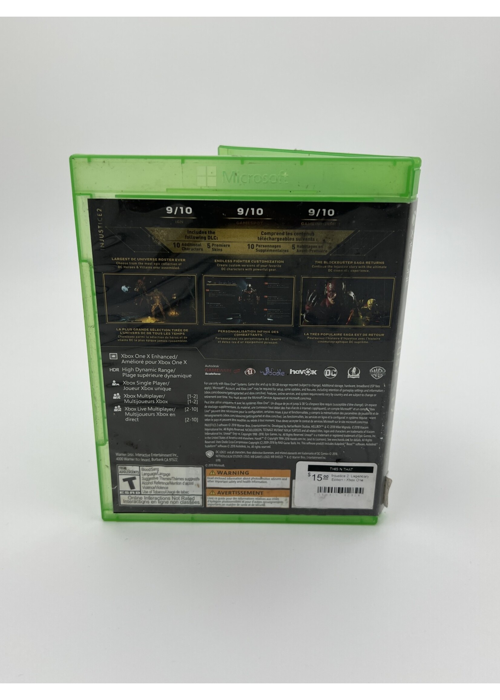 Xbox Injustice 2 Legendary Edition Xbox One