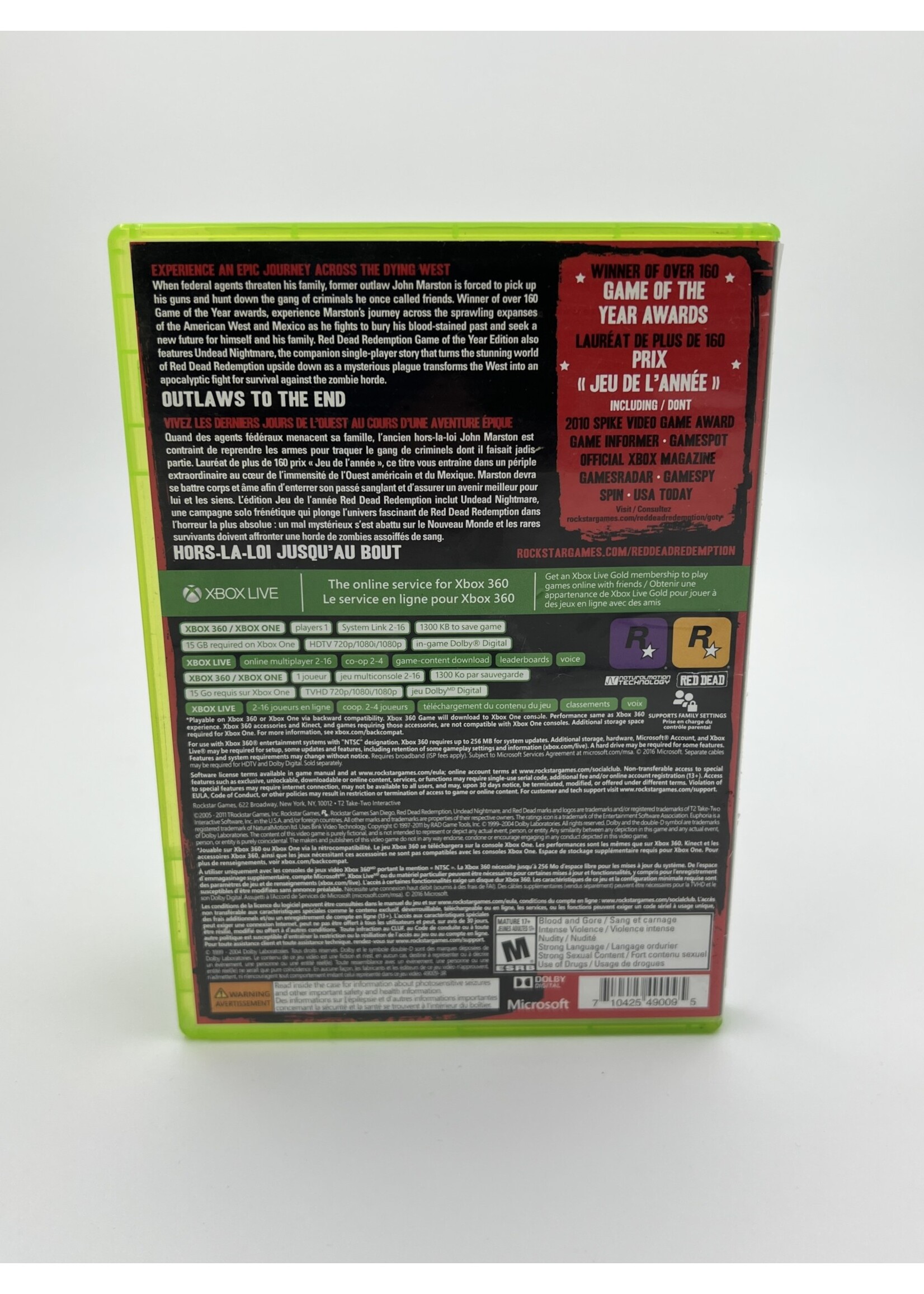 Xbox Red Dead Redemption Game of the Year Edition Xbox One