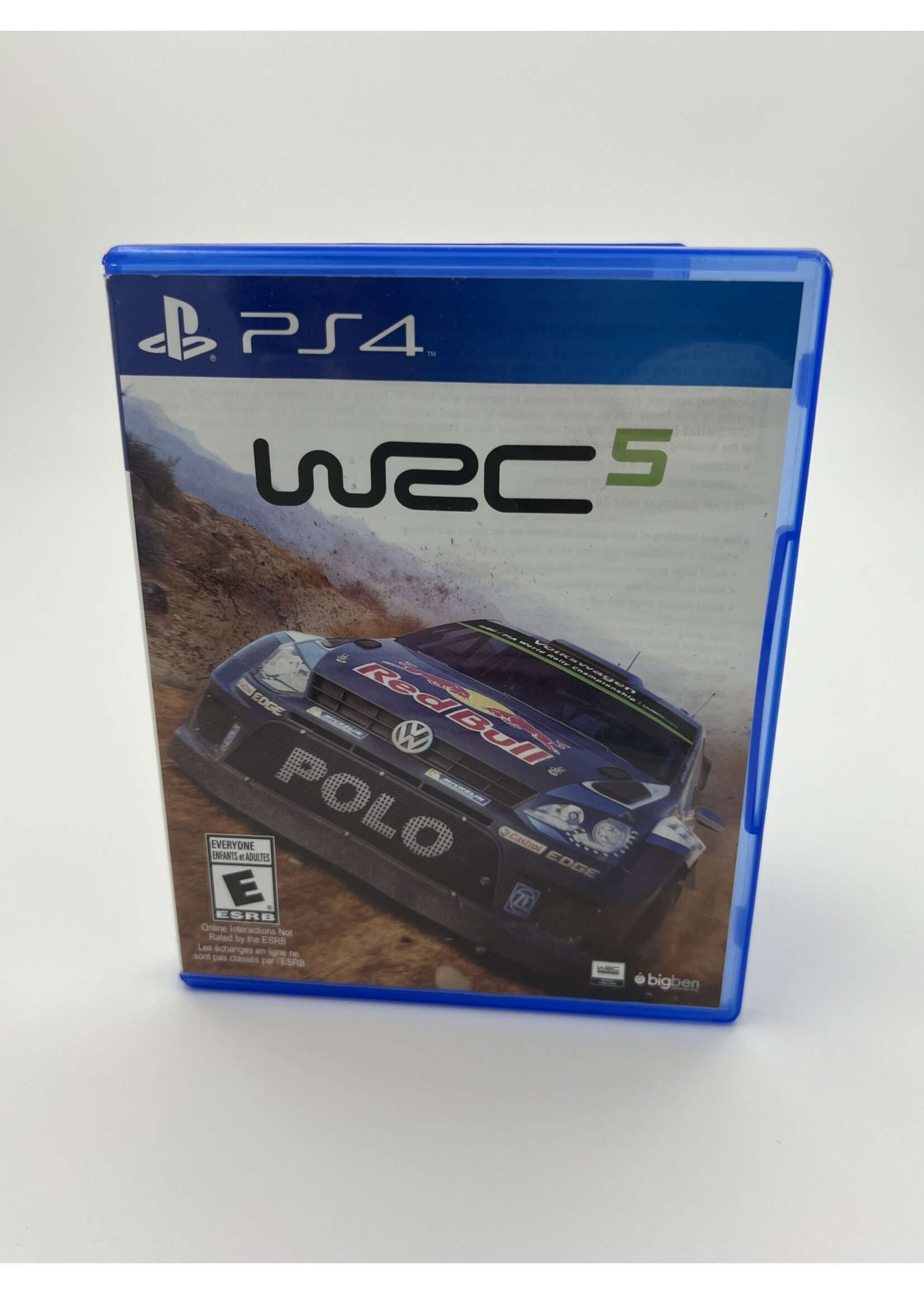 Sony World Rally Championship WRC 5 PS4