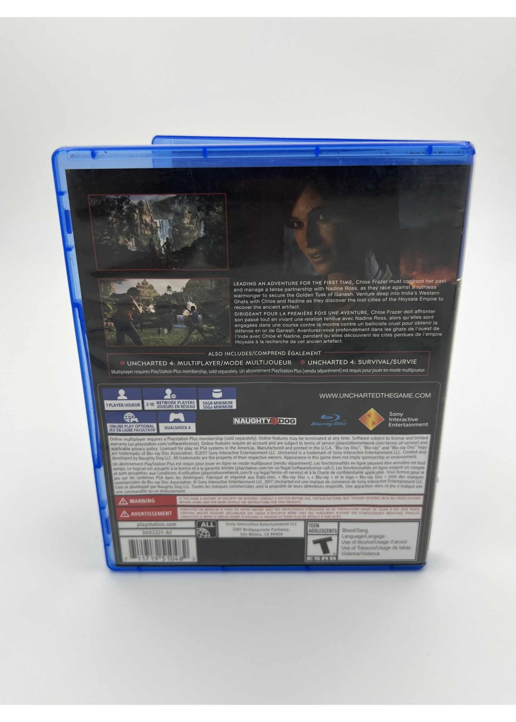 Sony Uncharted The Lost Legacy PS4