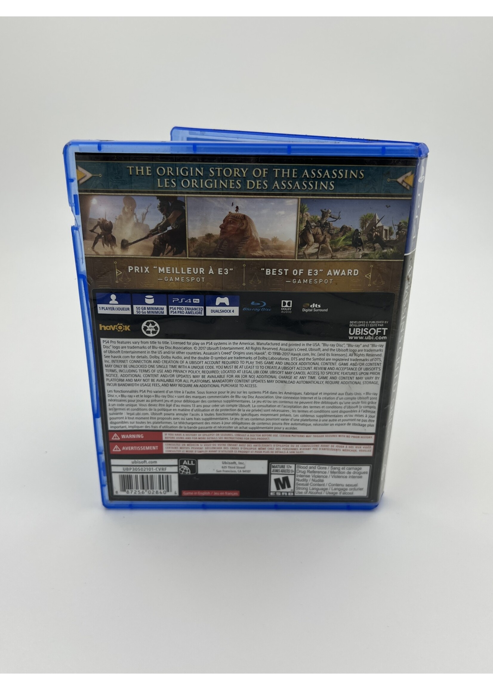 Sony   Assassins Creed Origins PS4