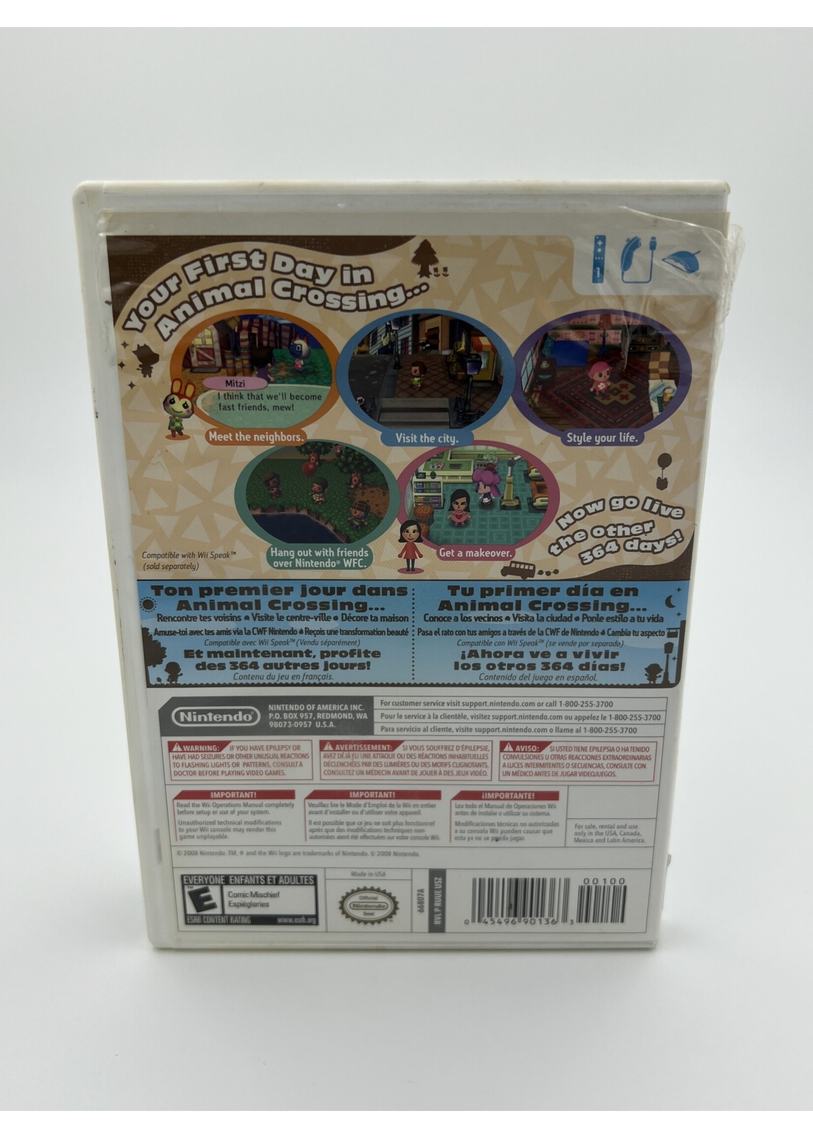 Nintendo Animal Crossing City Folk Wii