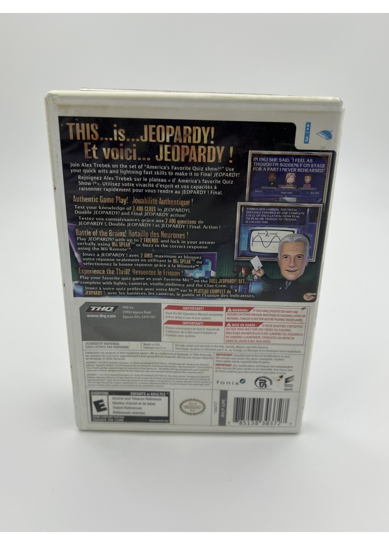 Nintendo Jeopardy Wii