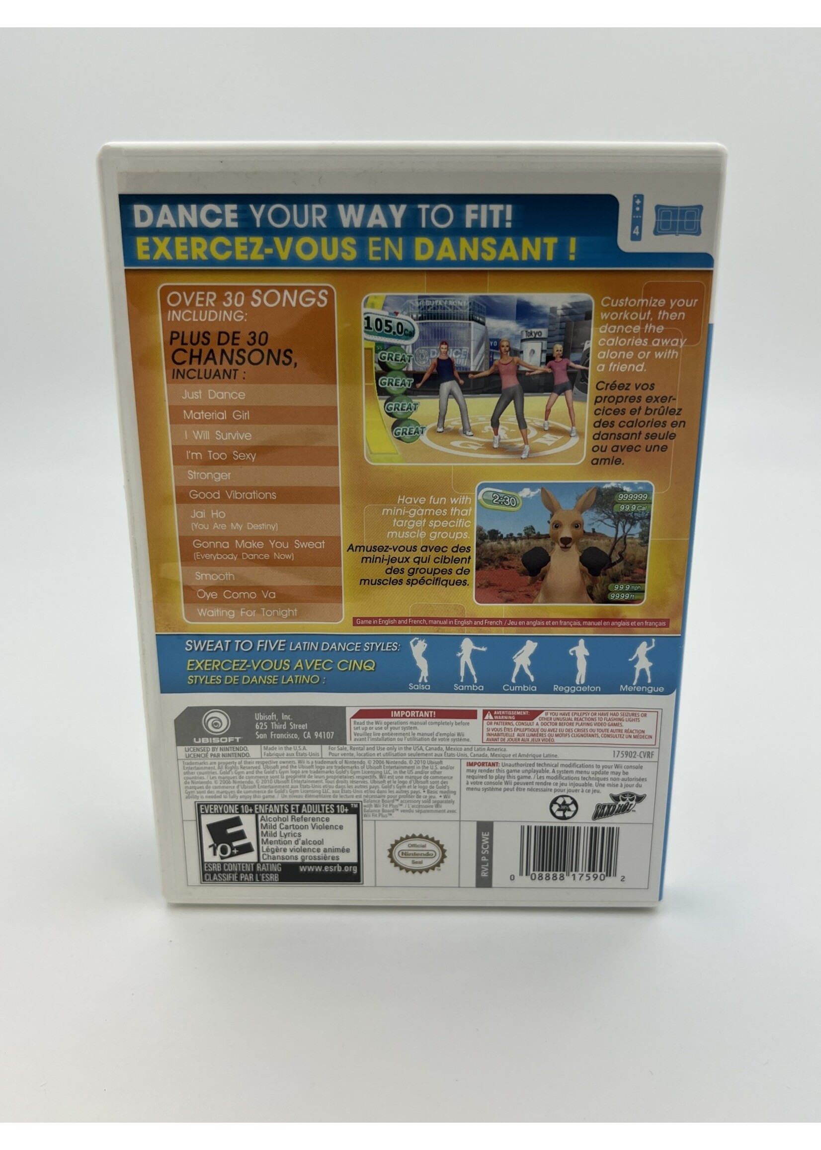 Nintendo Golds Gym Dance Workout Wii