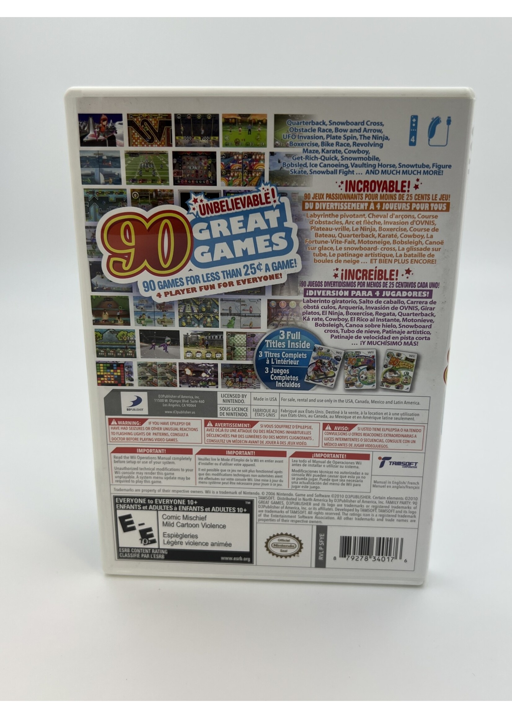 Nintendo Family Party 90 Great Games Party Pack Wii