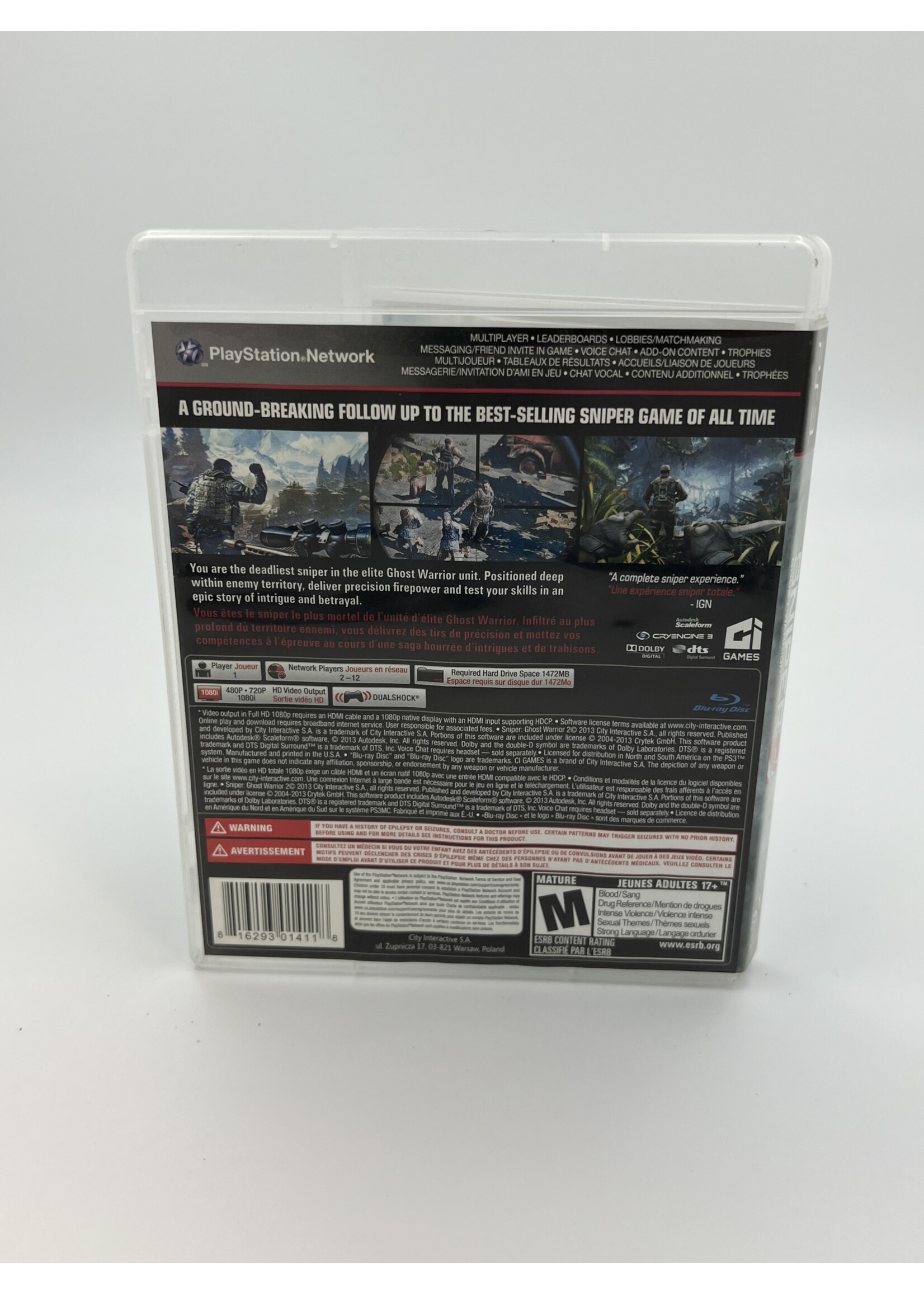 Sony Sniper Ghost Warrior 2 PS3