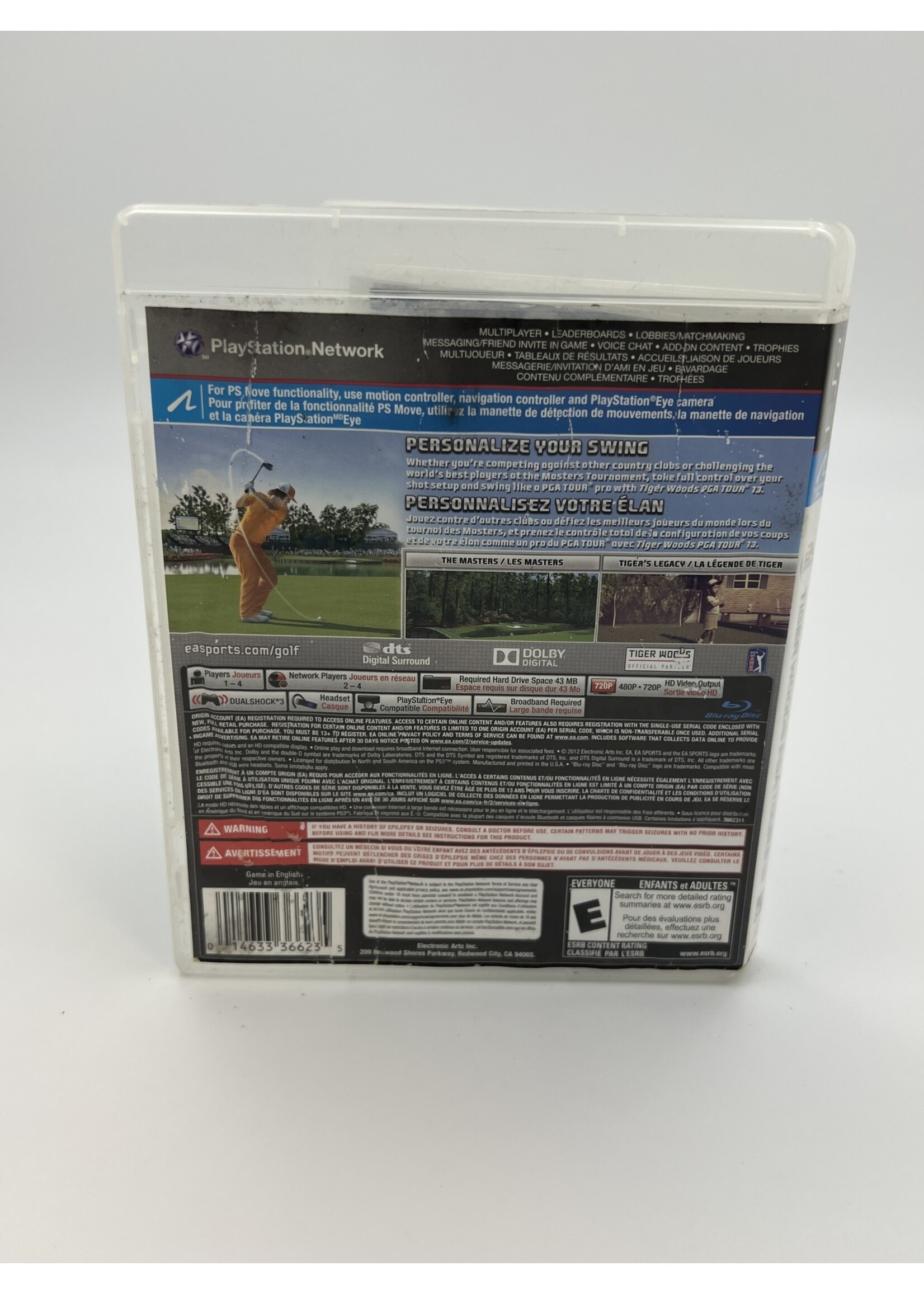 Sony Tiger Woods PGA Tour 13 PS3