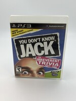 Sony You Dont Know Jack The Irreverent Trivia Party Game PS3