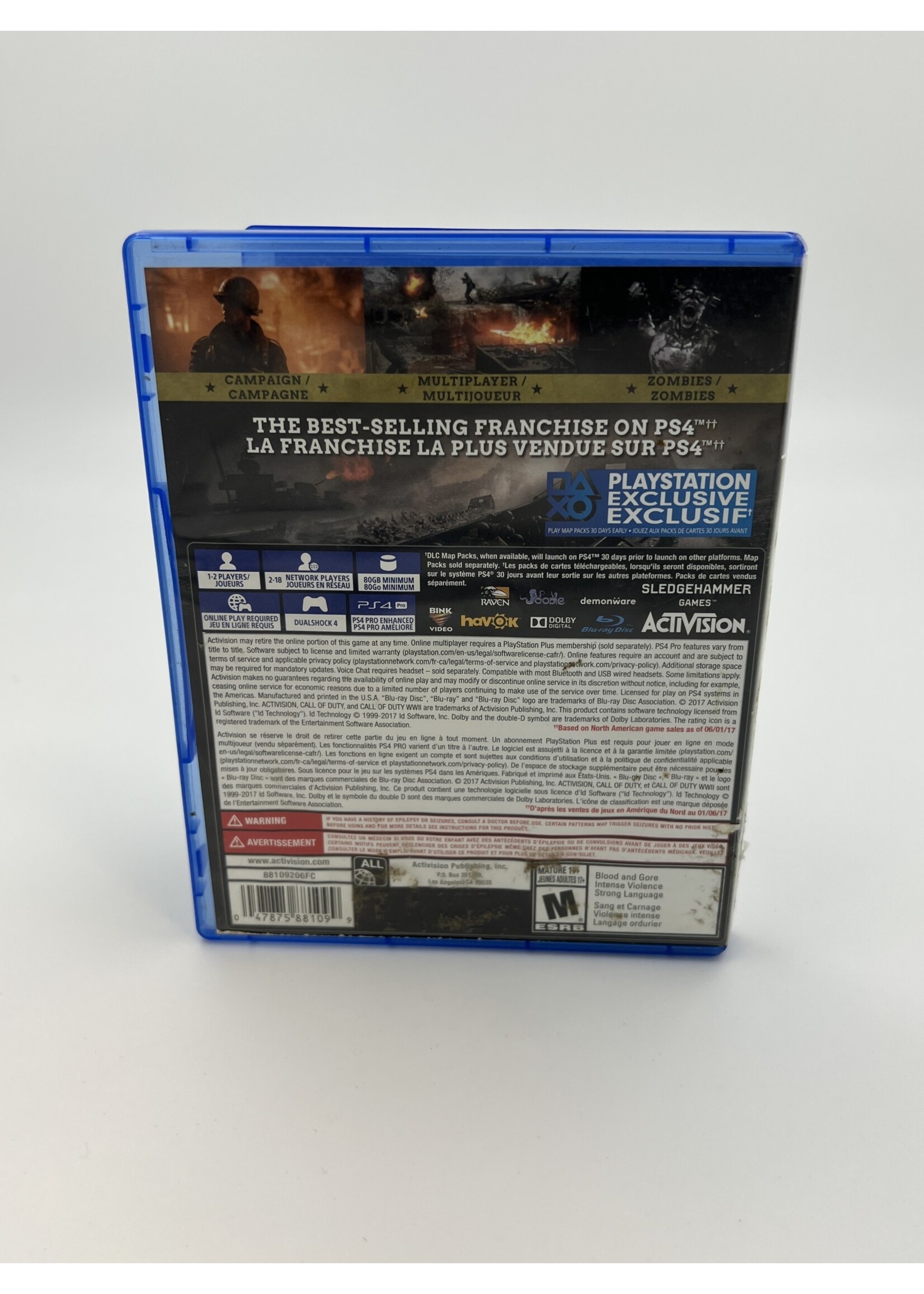 Sony Call Of Duty WW2 PS4
