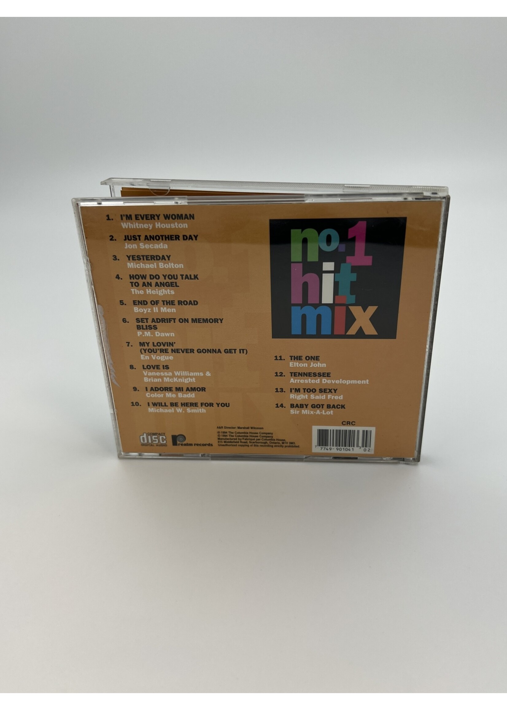 CD No 1 Hit Mix Various Artists CD