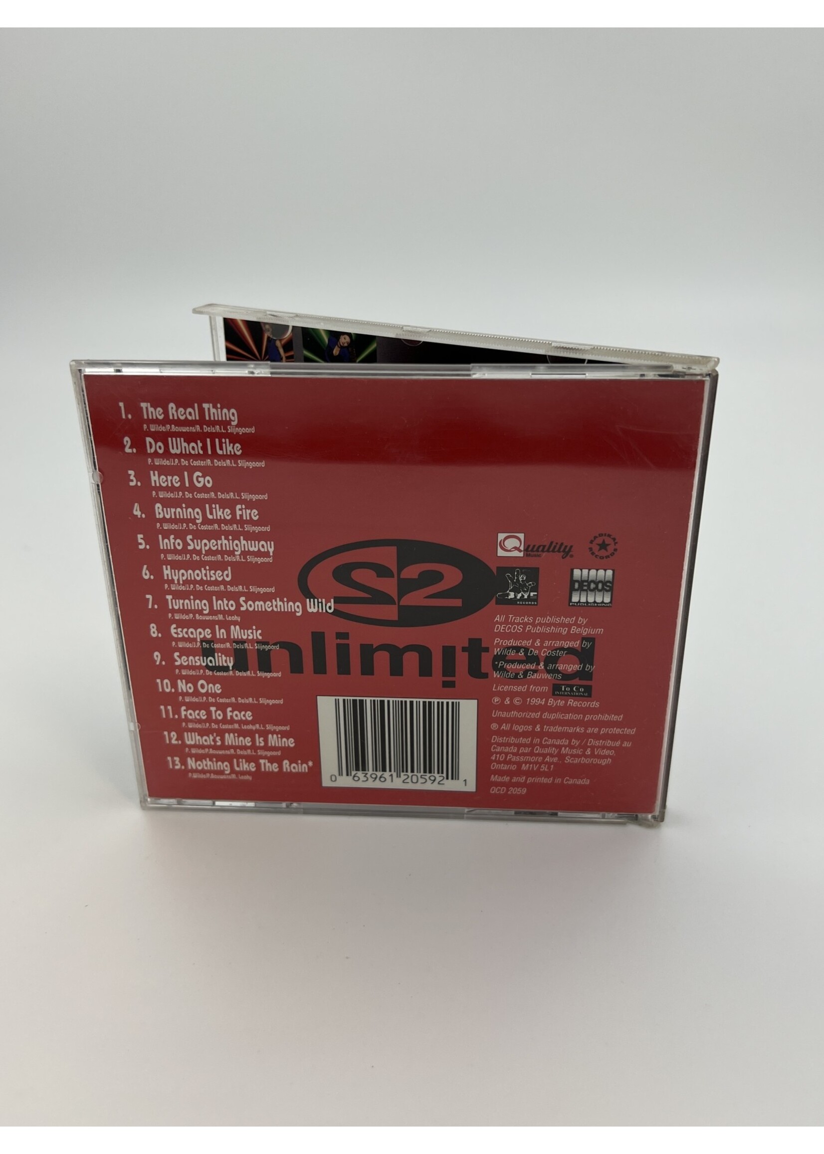 CD 2 Unlimited Real Things CD