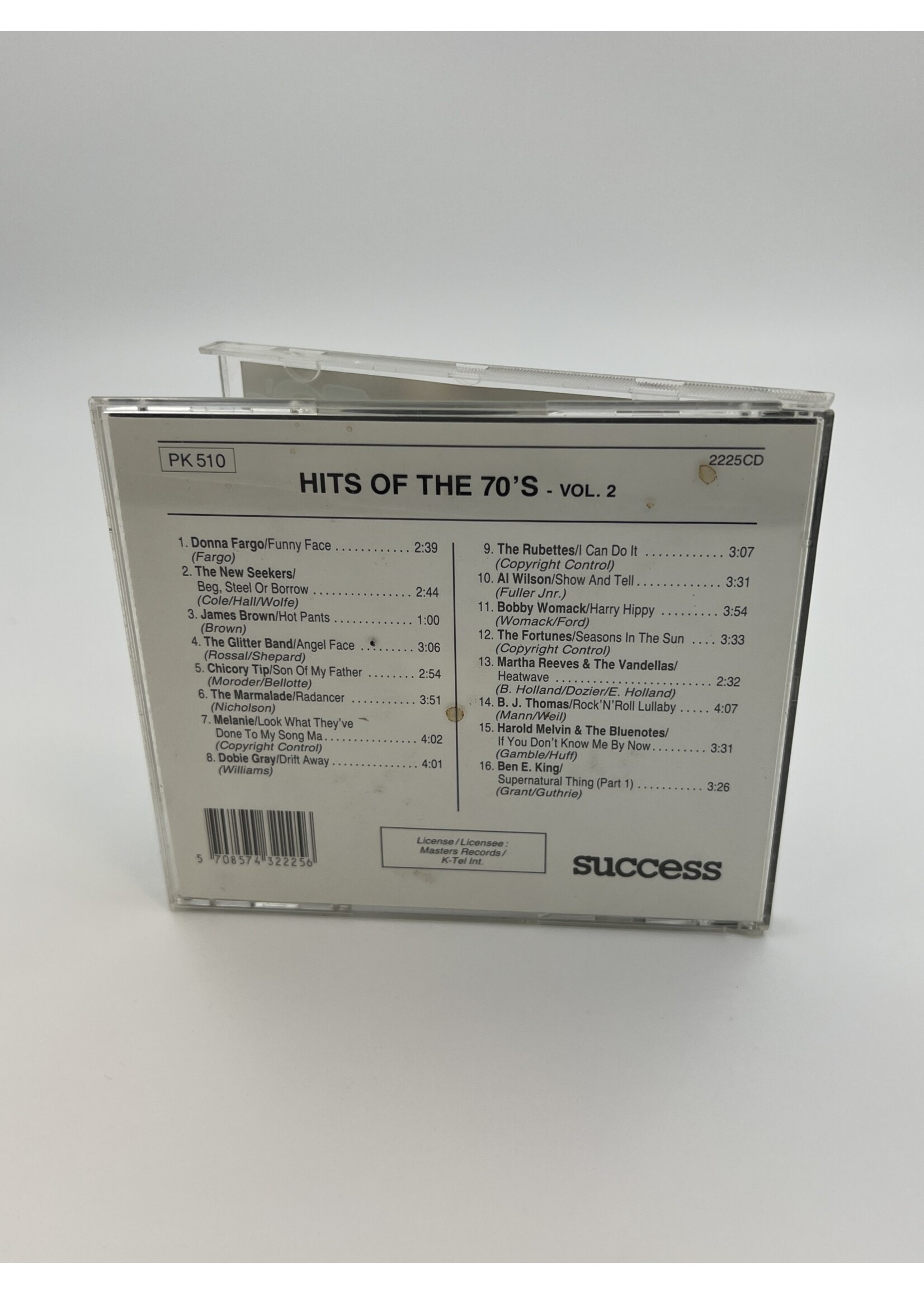 CD Hits Of The 70s Volume 2 Various Artists CD