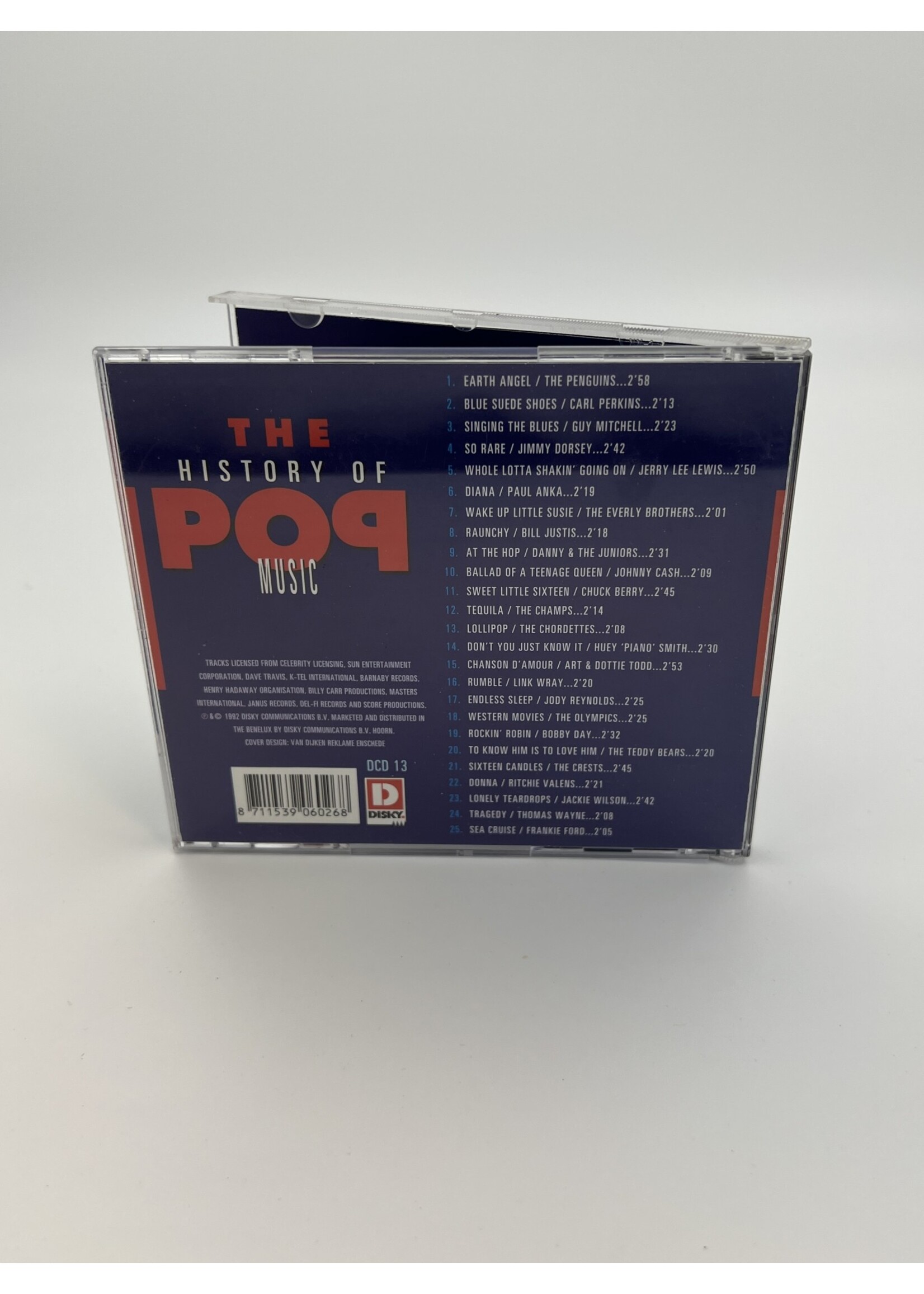 CD The History Of Pop Music Volume 1 CD