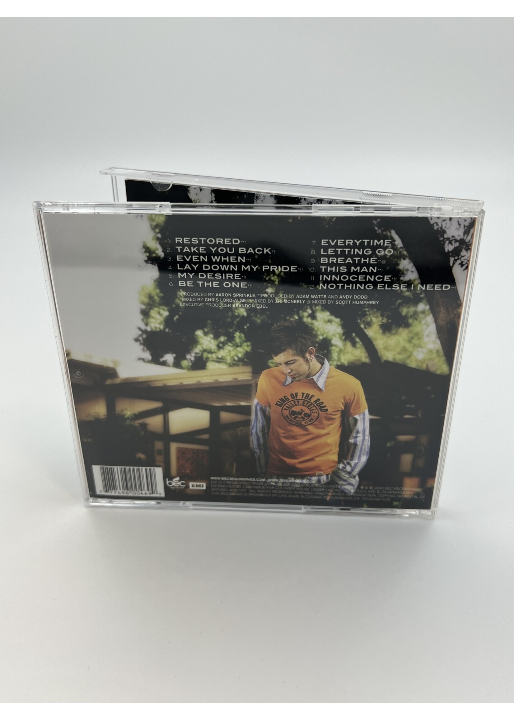 CD Jeremy Camp Restored CD