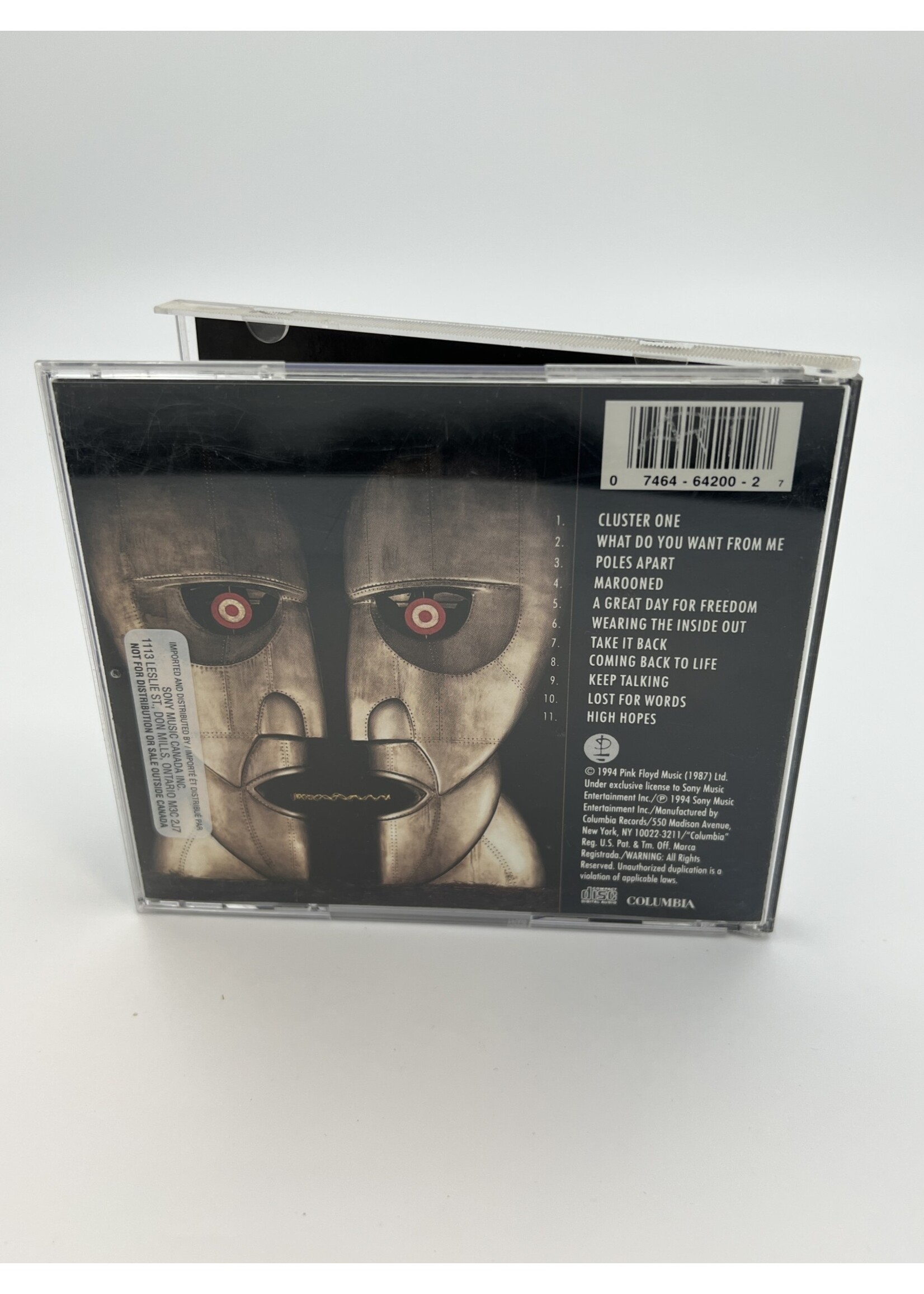 CD Pink Floyd The Division Bell CD