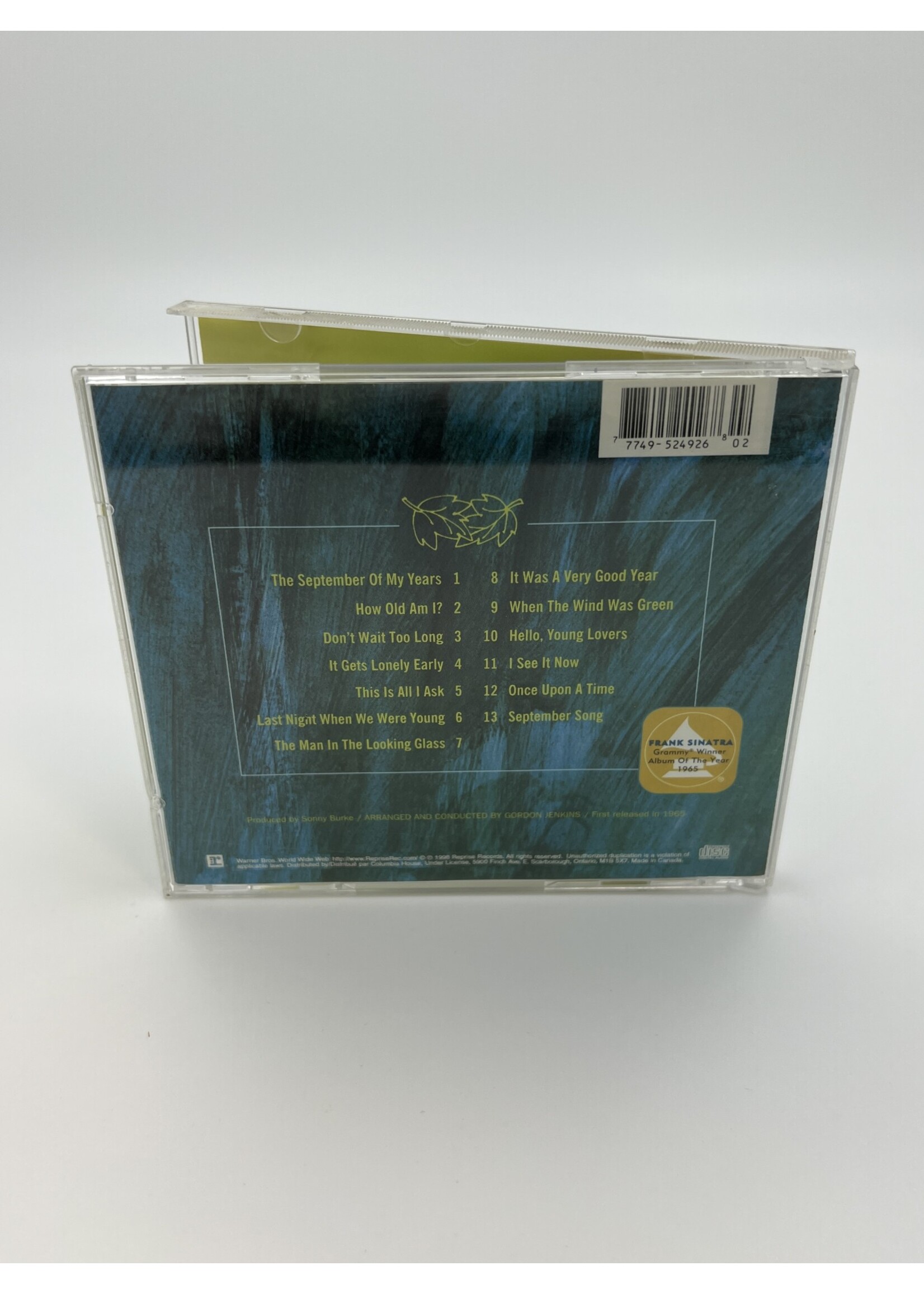 CD Frank Sinatra September Of My Years CD