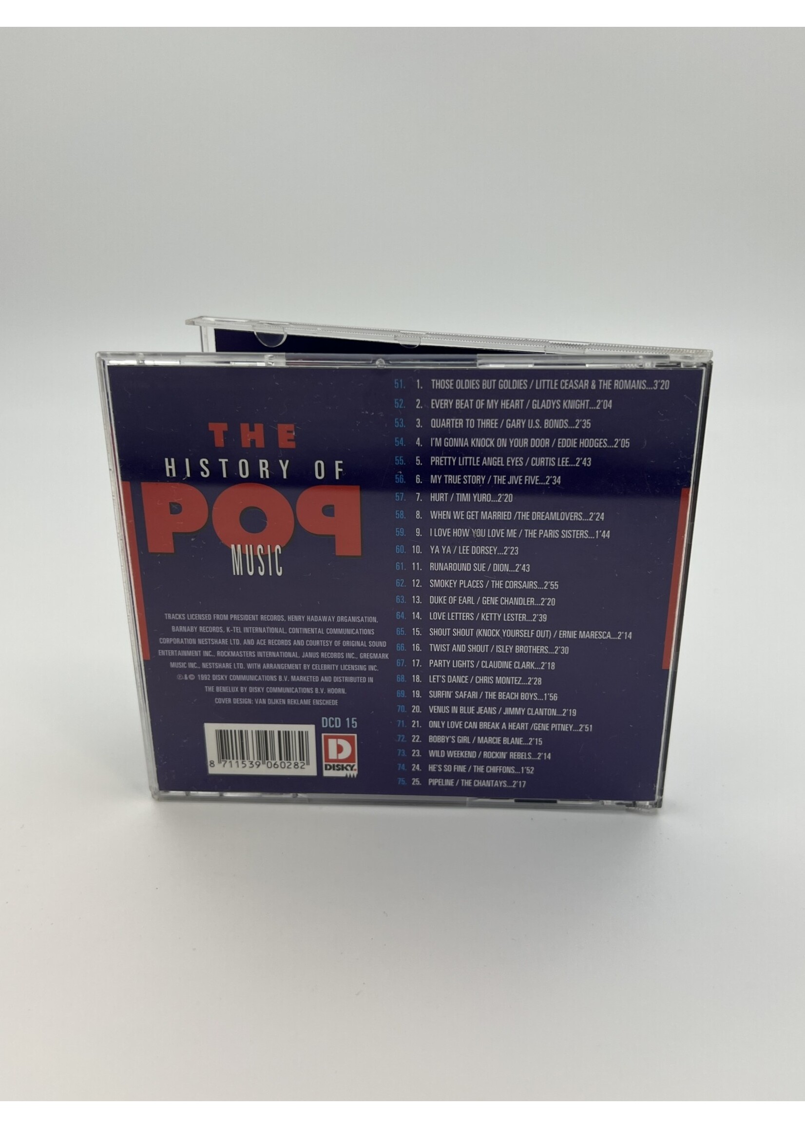 CD The History Of Pop Music Disc 3 Various Artists CD