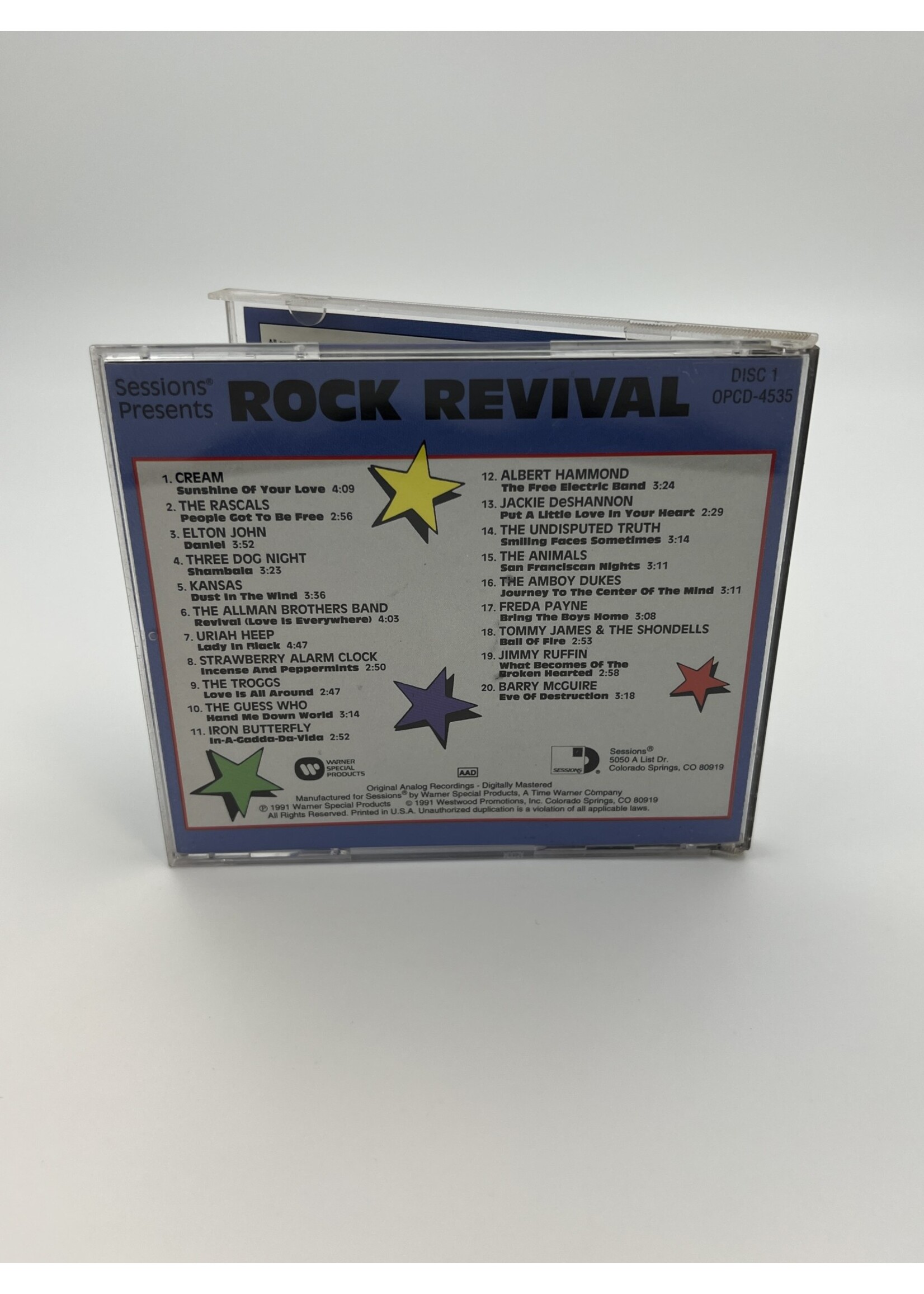 CD Sessions Presents Rock Revival Disc 1 Various Artists CD