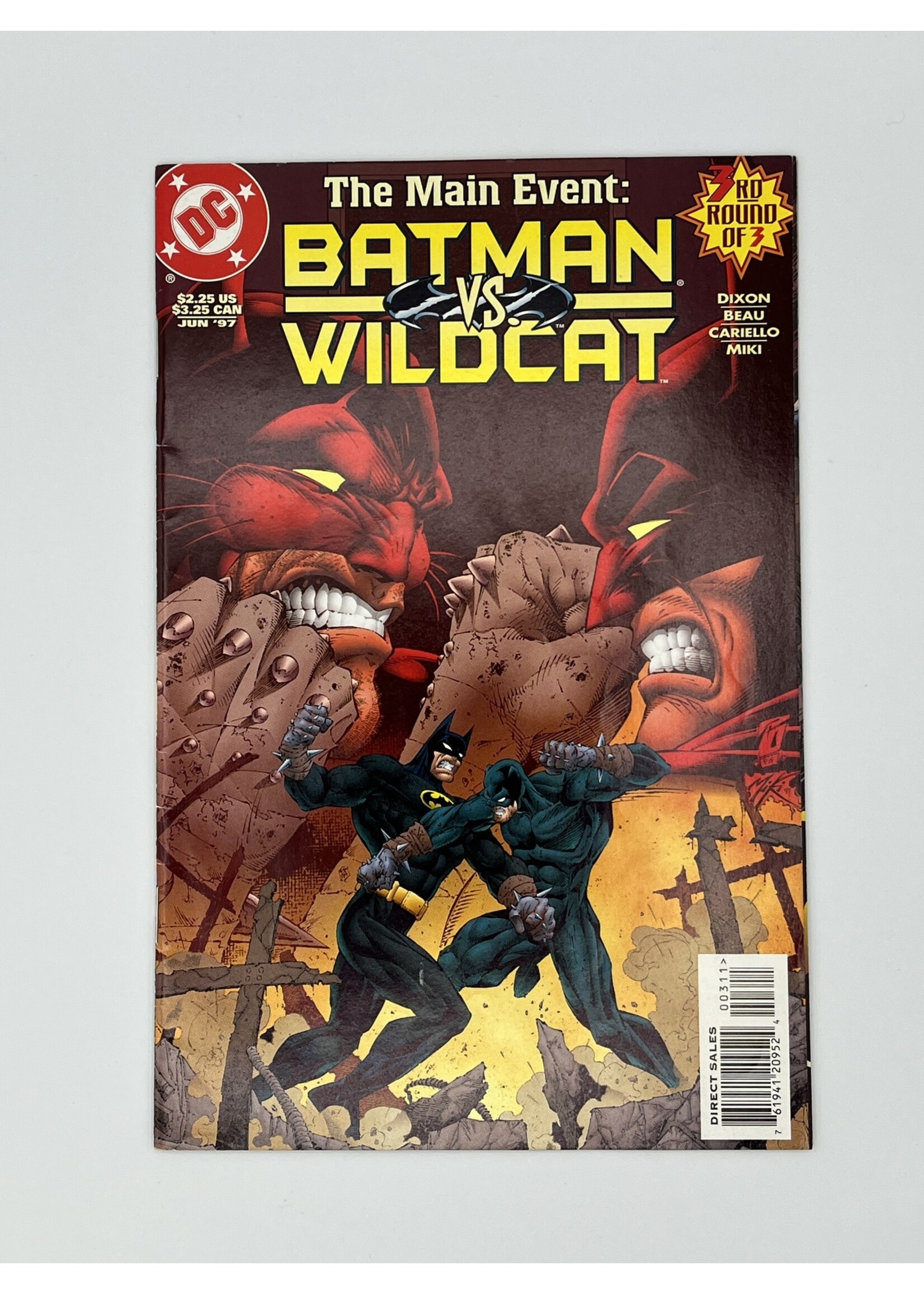 DC BATMAN: WILDCAT #3 DC June 1997