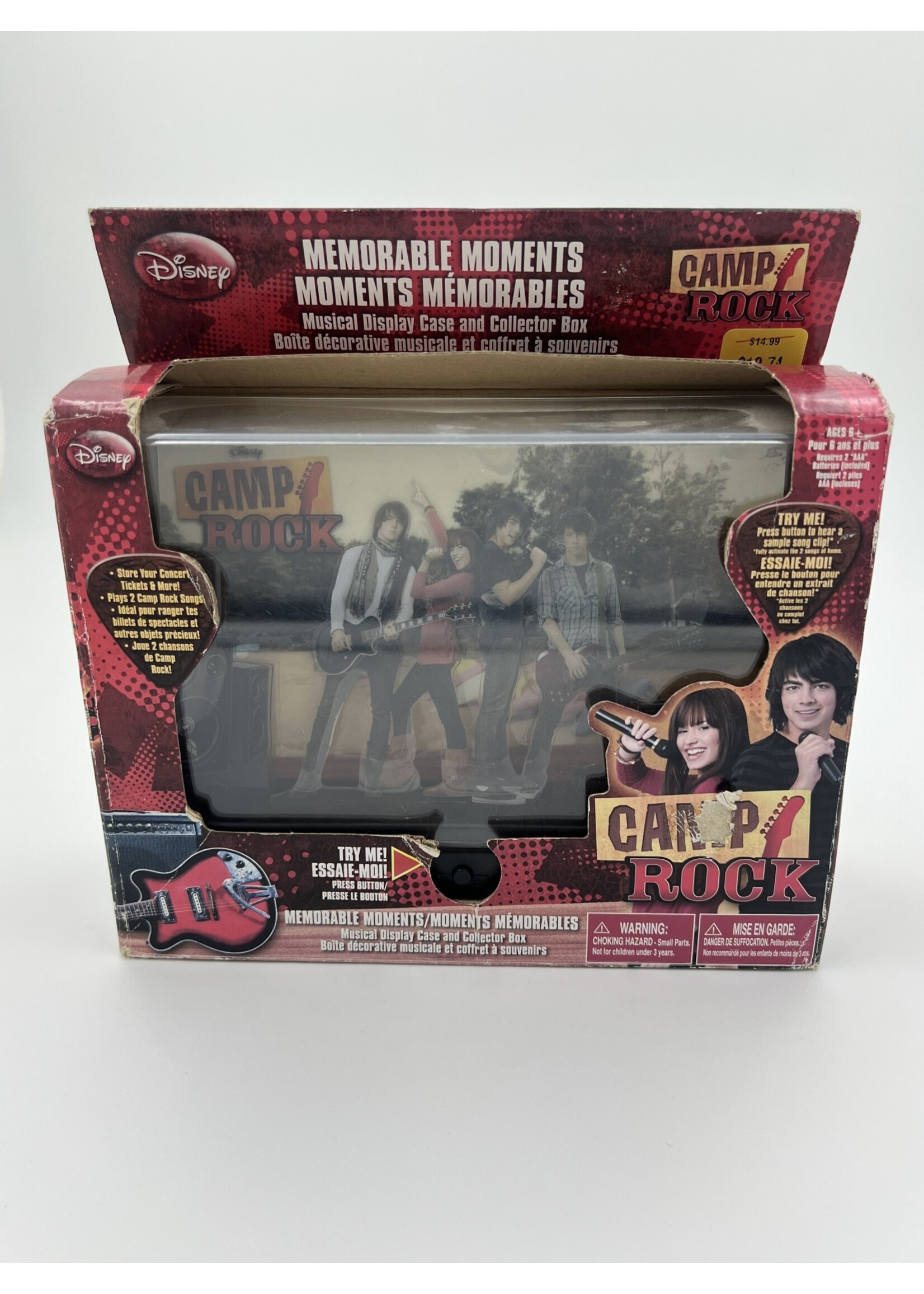 Action Figures Camp Rock Memorable Moments Music Display Case