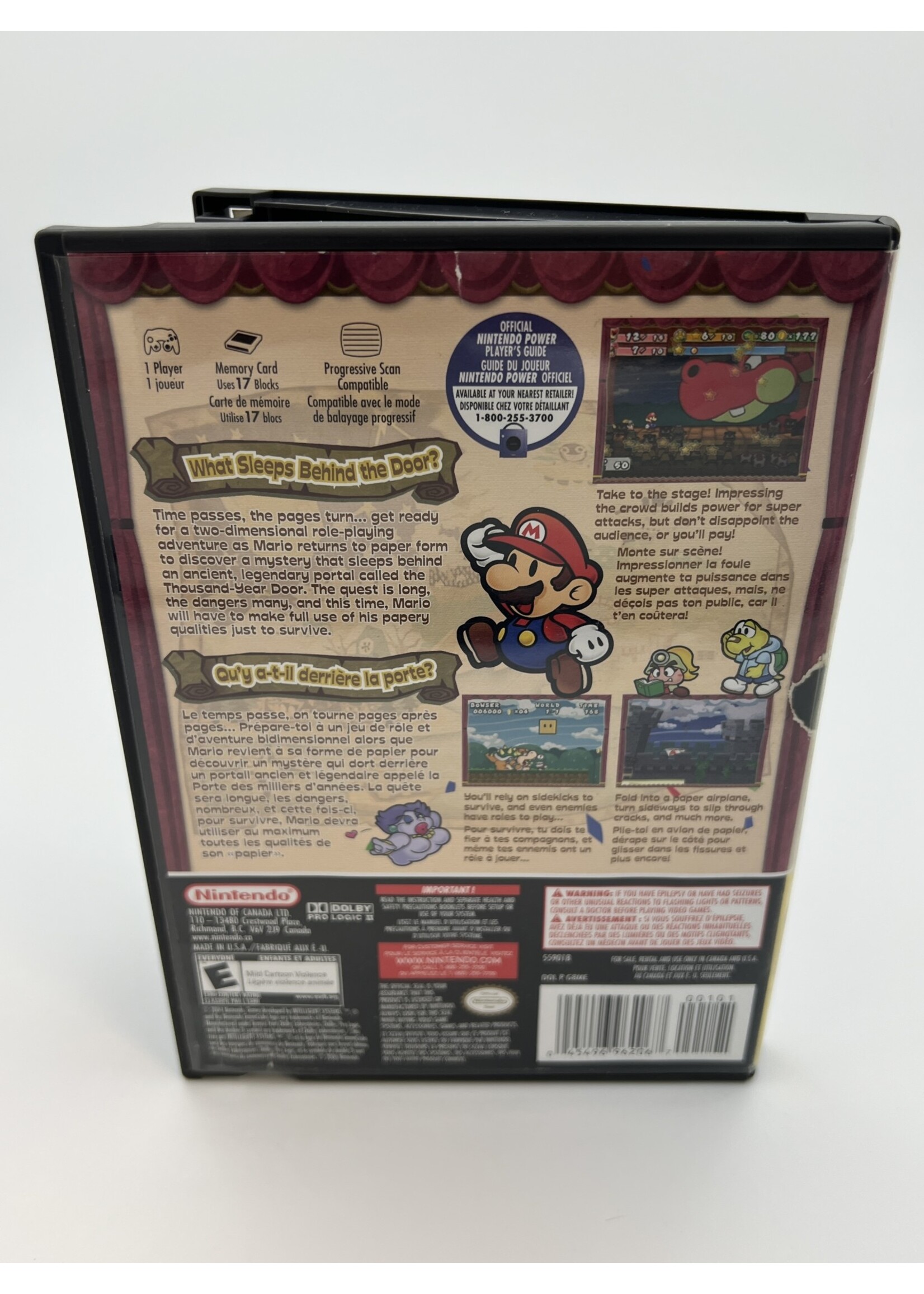 Nintendo Paper Mario The Thousand Year Door Gamecube