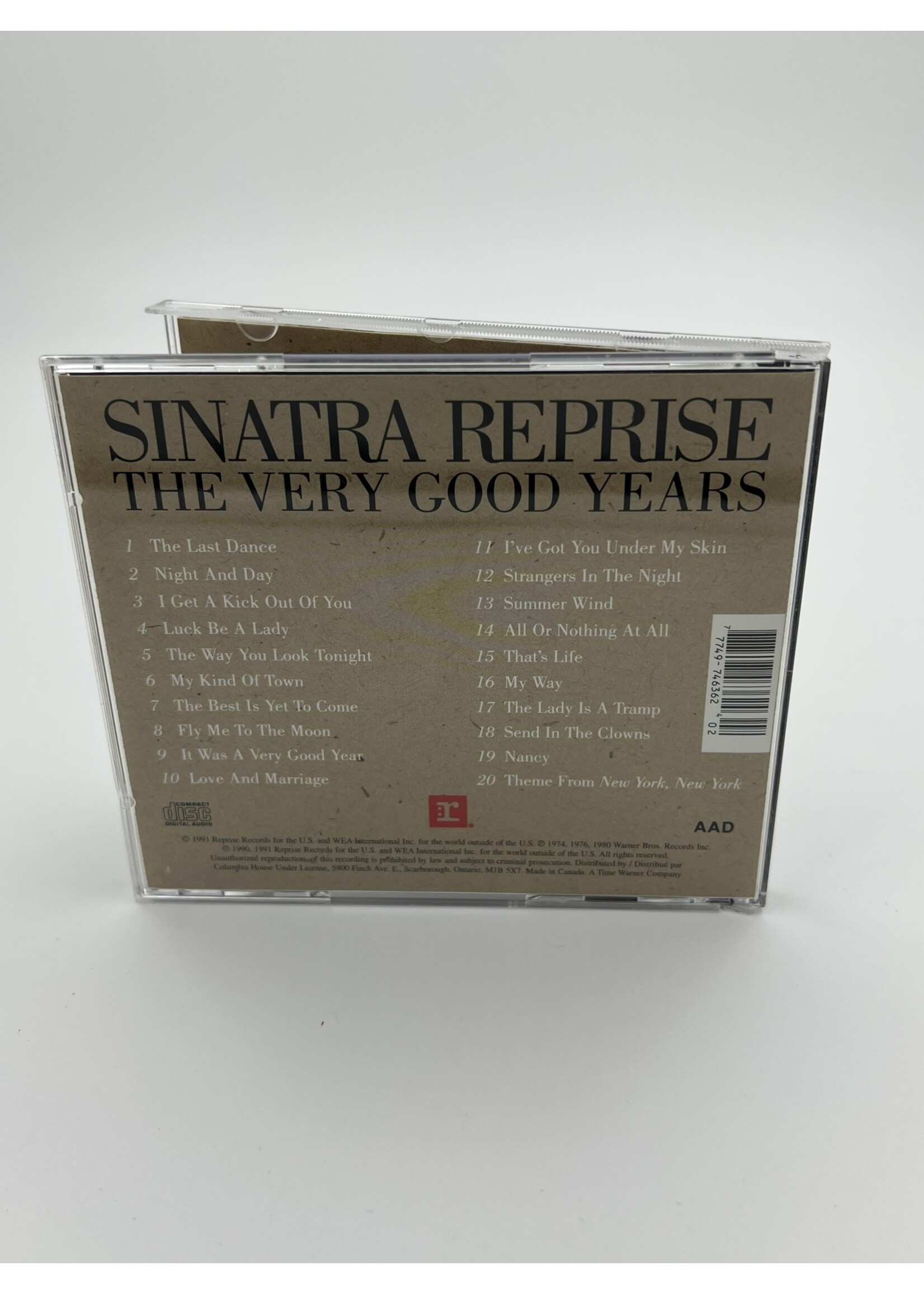 CD Sinatra Reprise The Very Good Years CD