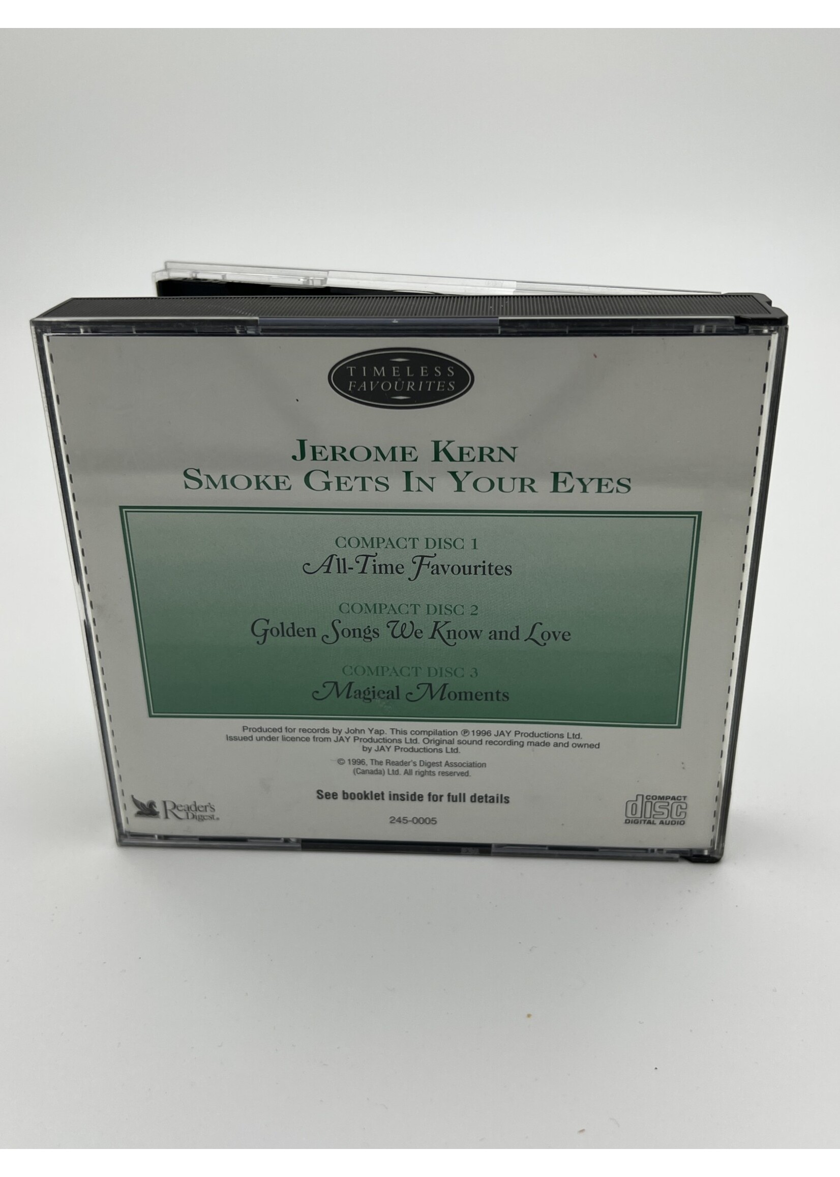 CD Jerome Kern Timeless Faourites Smoke Gets In Your Eyes 2 CD