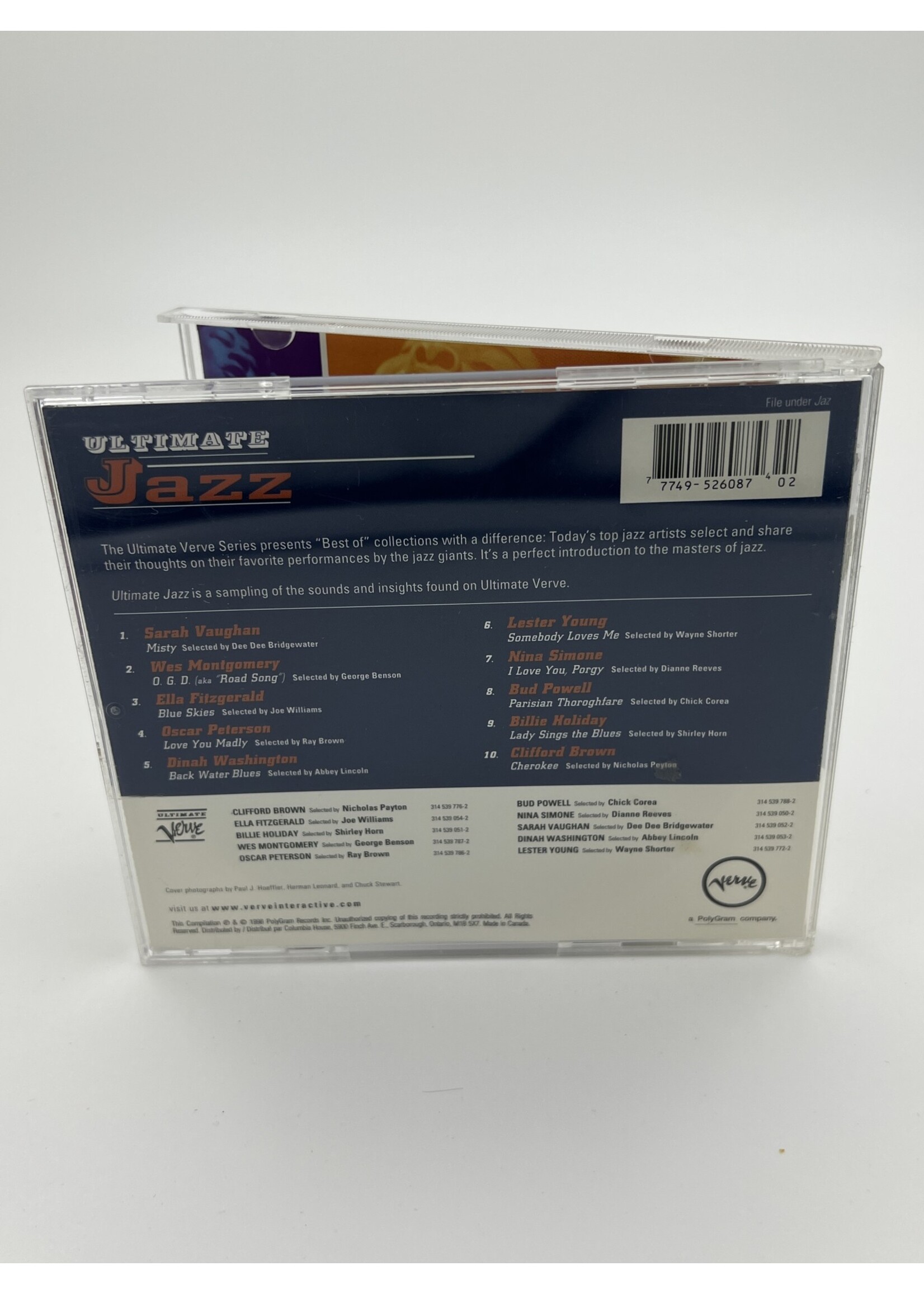 CD Verve Ultimate Jazz Various Artists CD