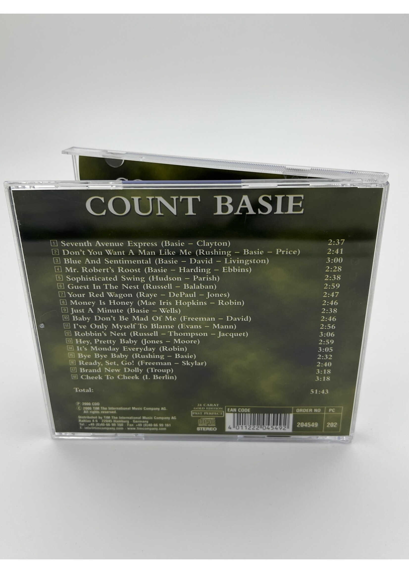 CD Count Basie Cheek To Cheek Past Perfect CD