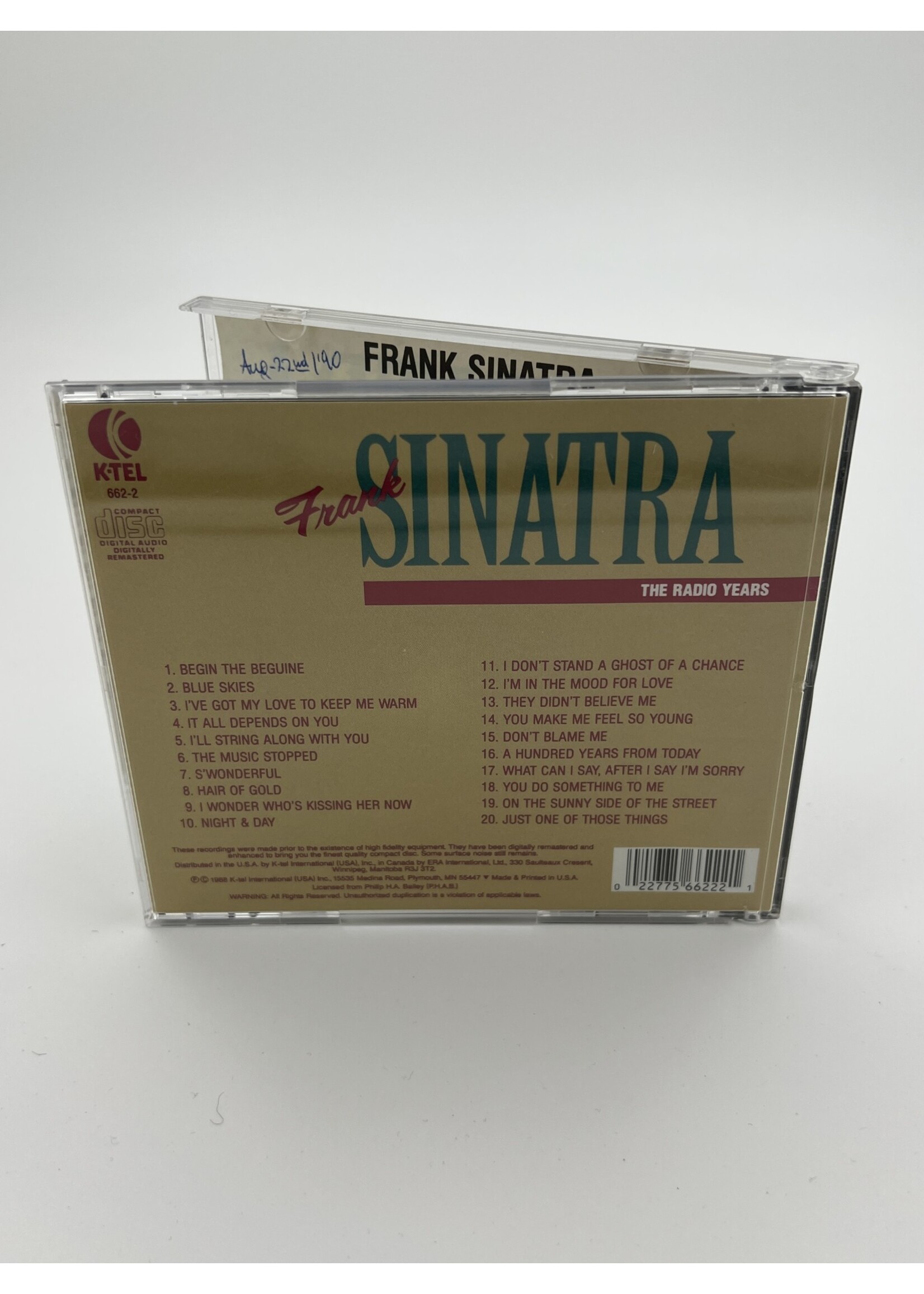 CD Frank Sinatra The Radio Years CD