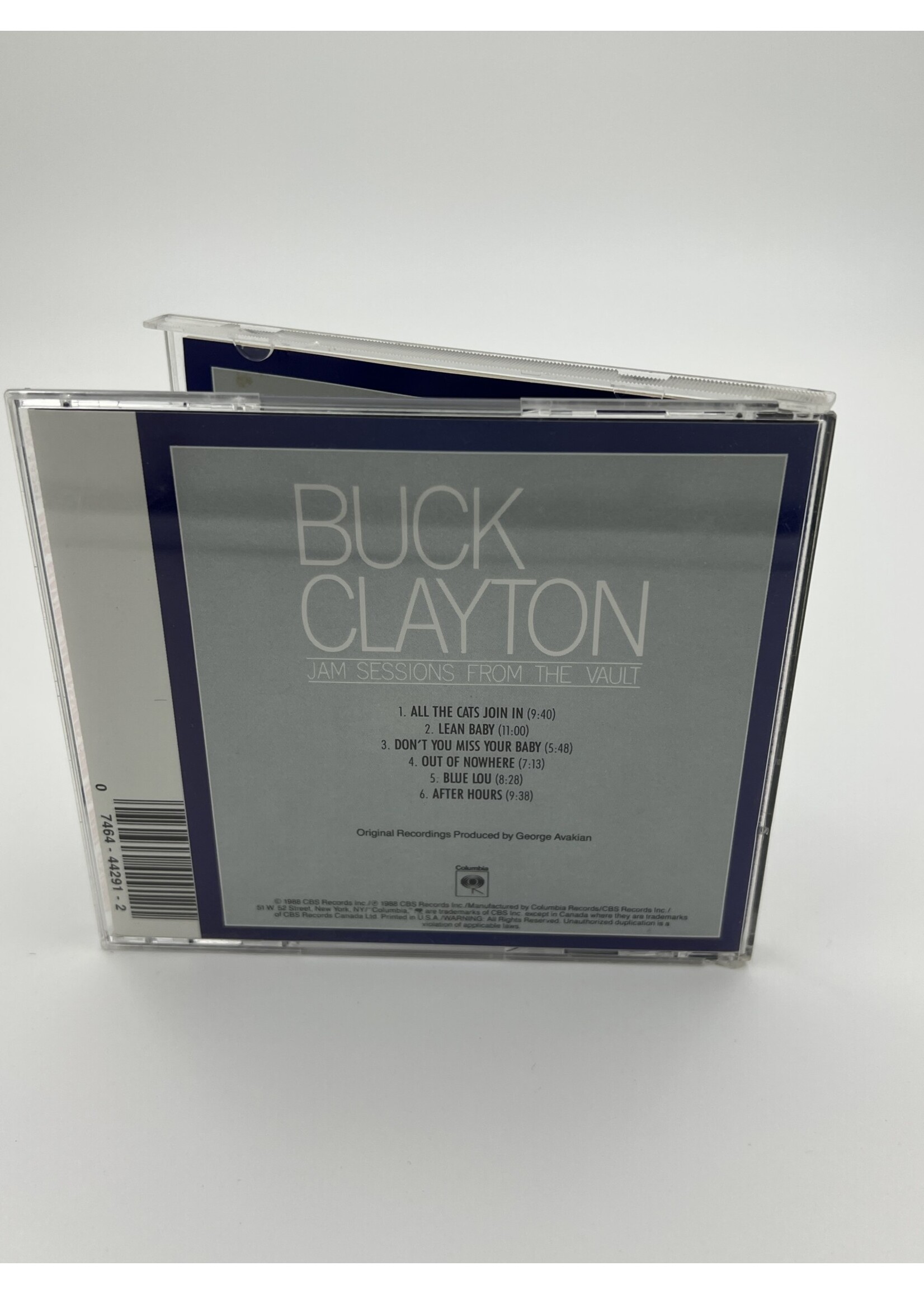CD Buck Clayton Jam Sessions From The Vault CD