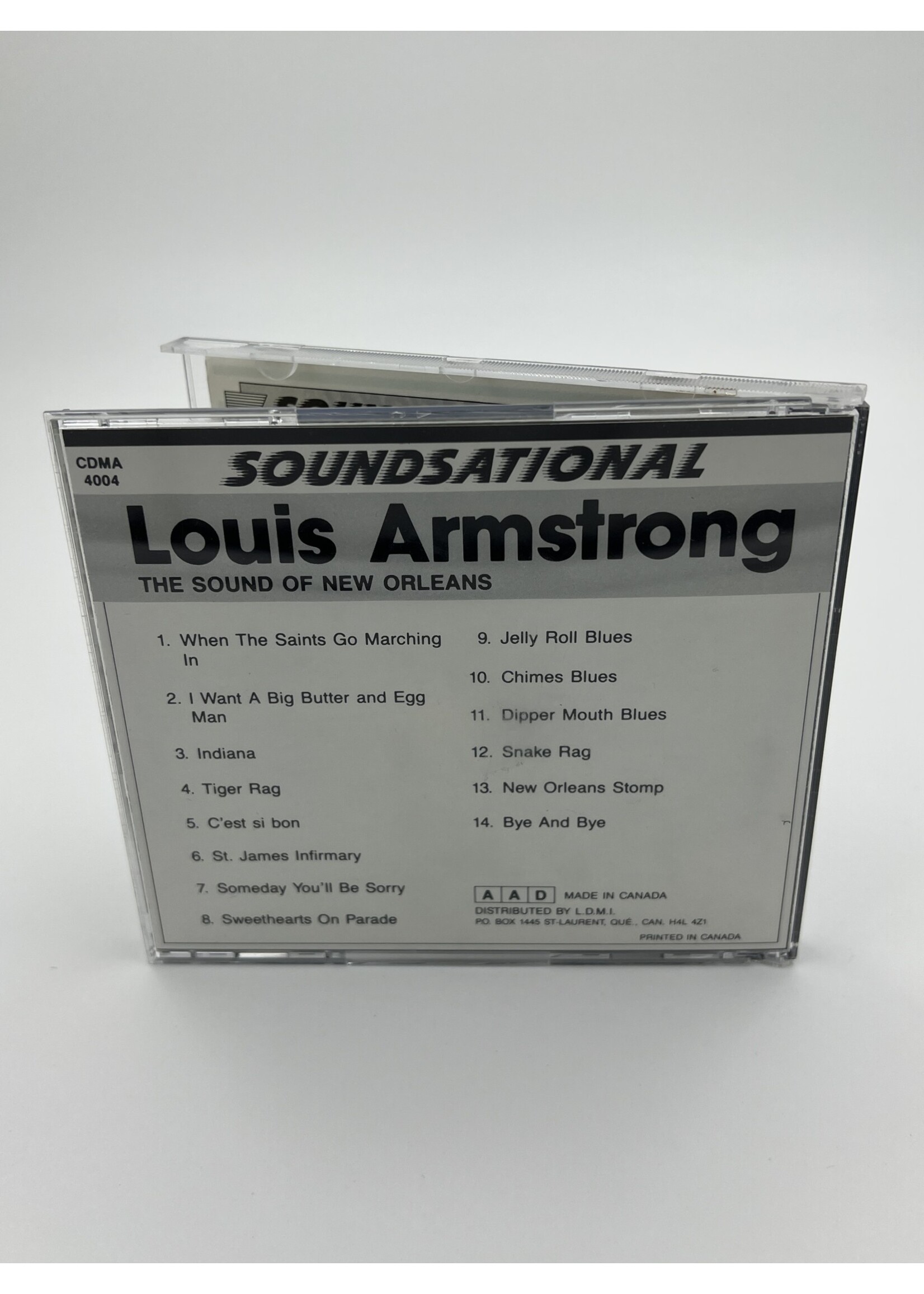CD Louis Armstrong The Sound Of New Orleans CD