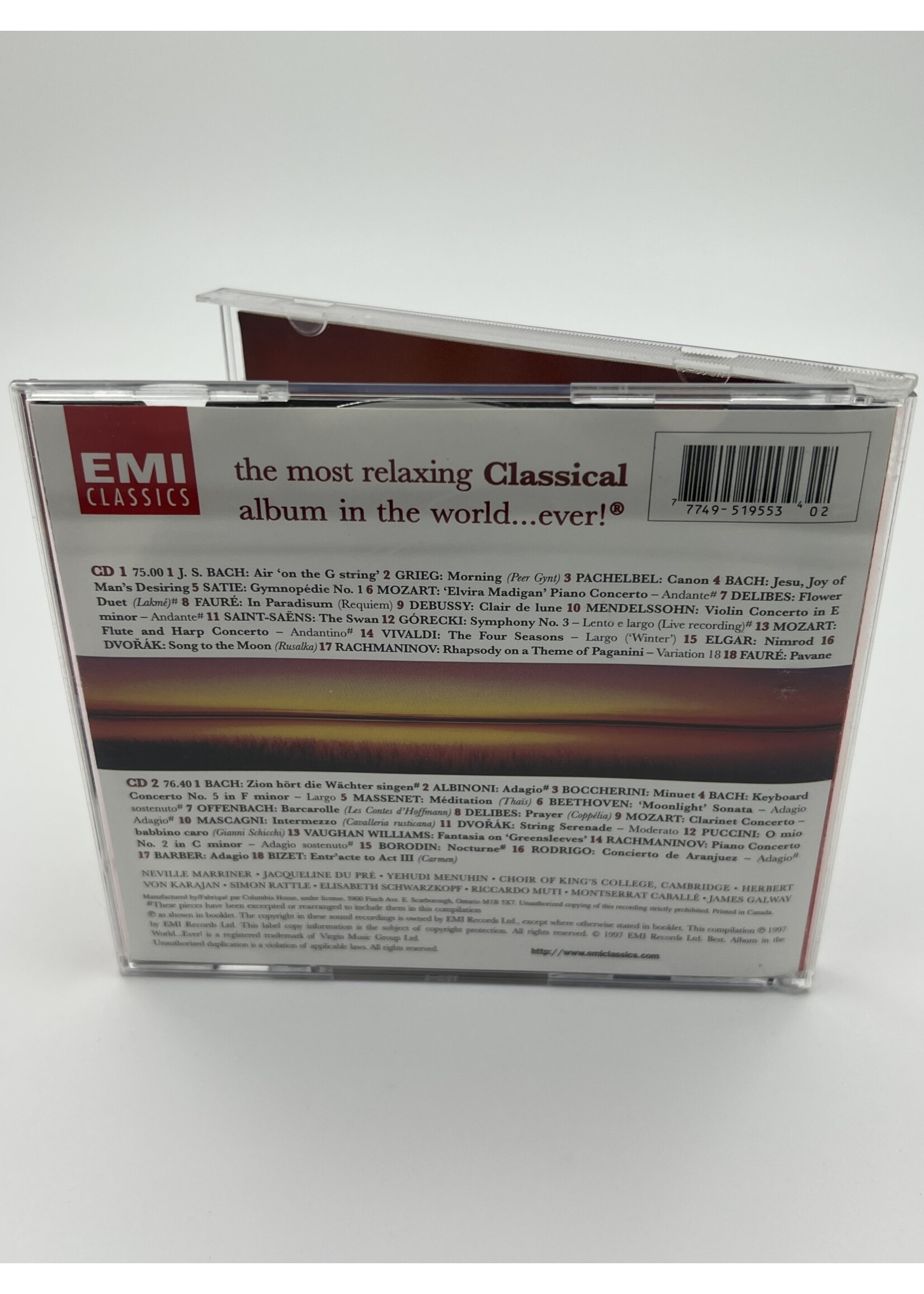 CD The Most Relaxing Classical Album In The World Ever 2 CD