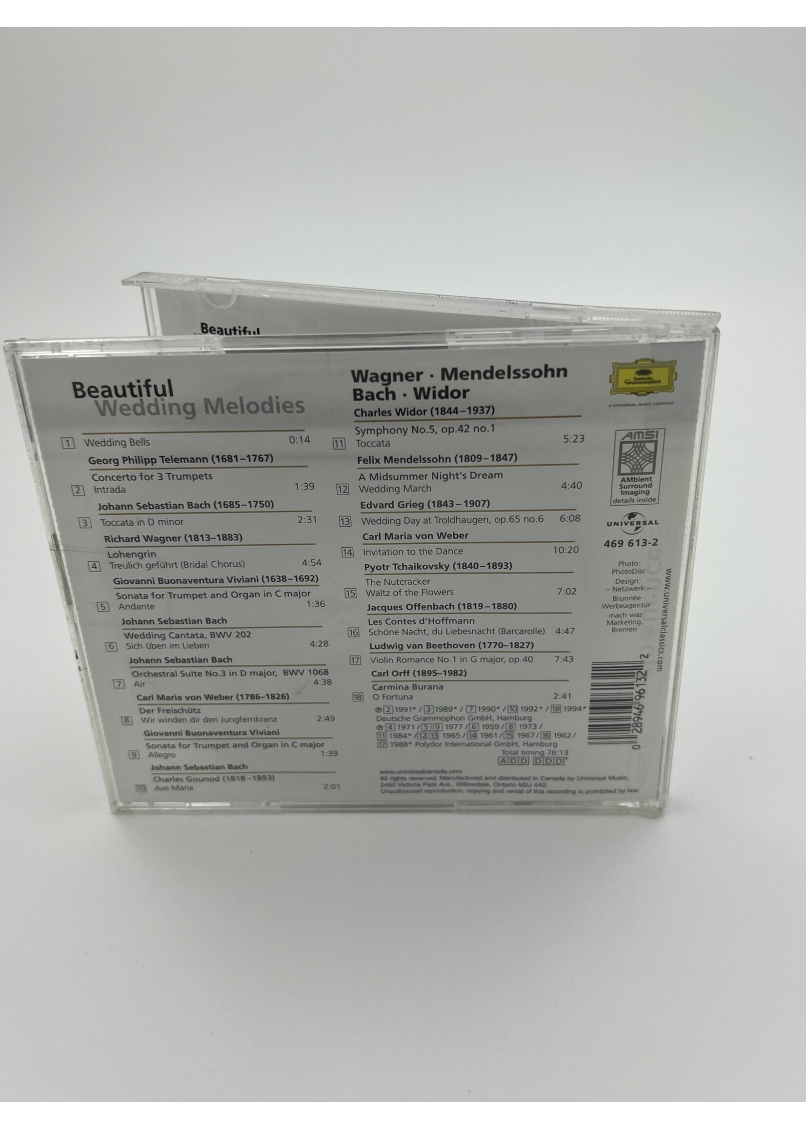 CD Beautiful Wedding Melodies Classical CD
