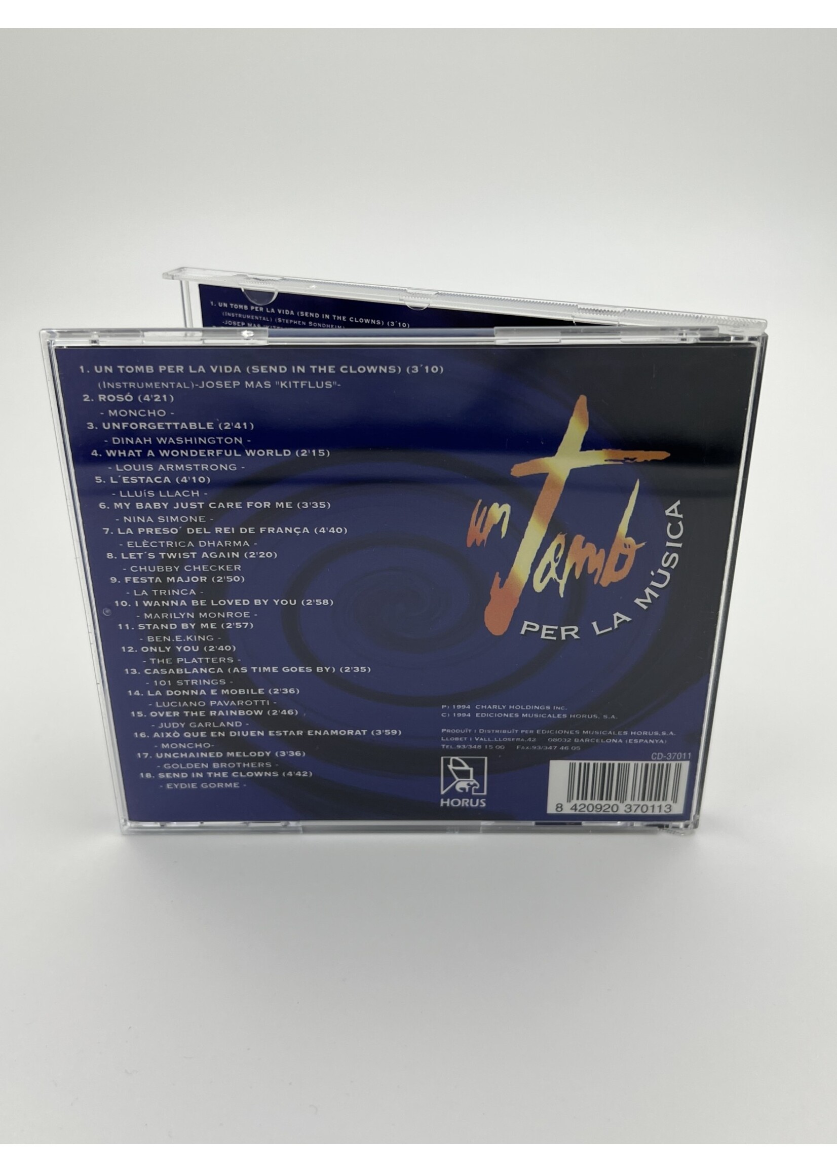 CD Un Tomb Per La Musica Various Artists CD