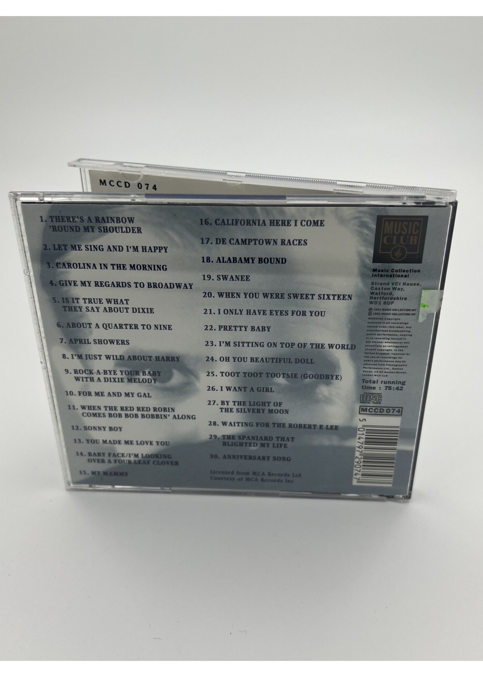 CD The Very Best Of Al Jolson 30 All Time Classics CD