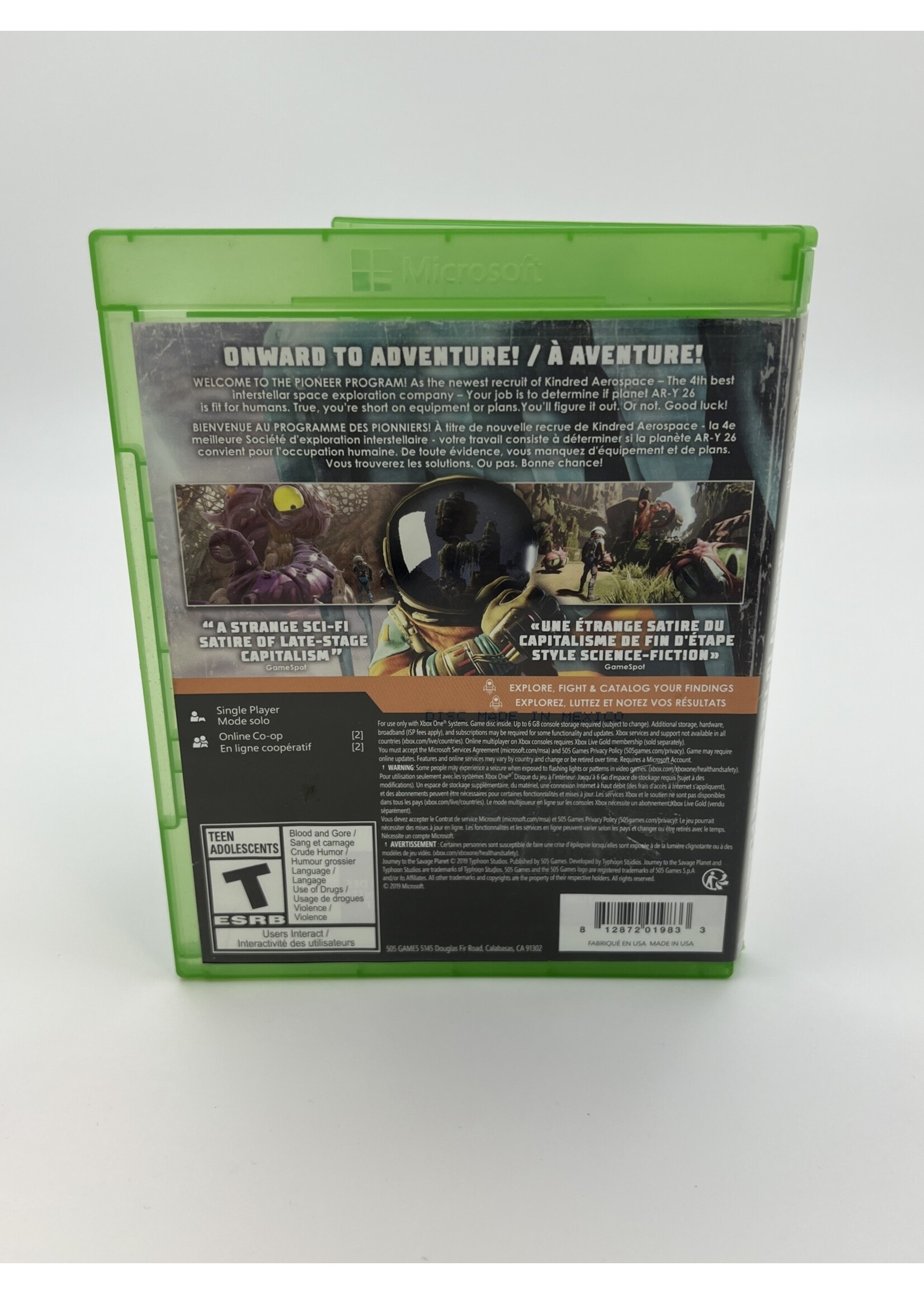 Xbox Journey To The Savage Planet XBOX ONE