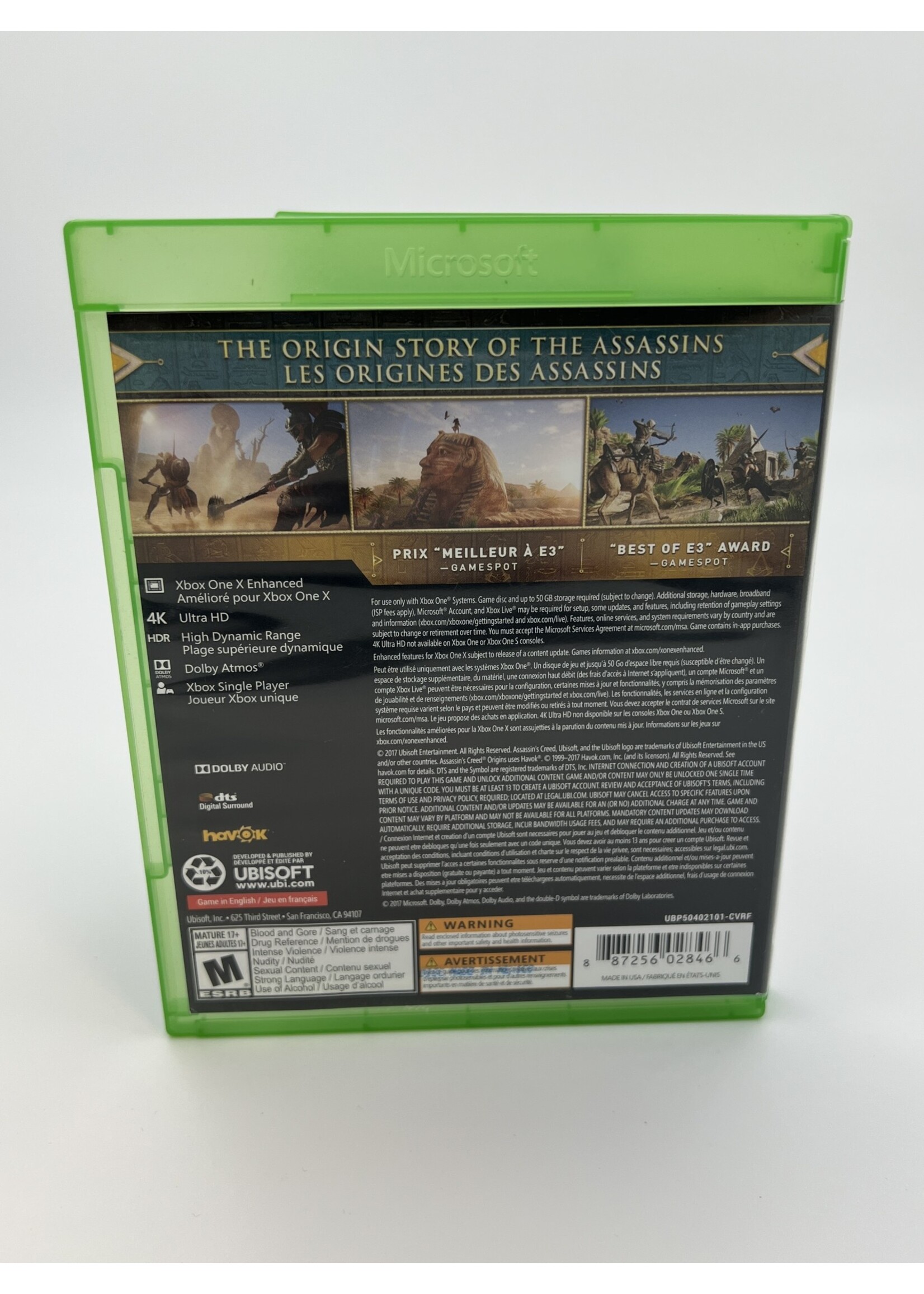 Xbox Assassains Creed Origins XBOX ONE