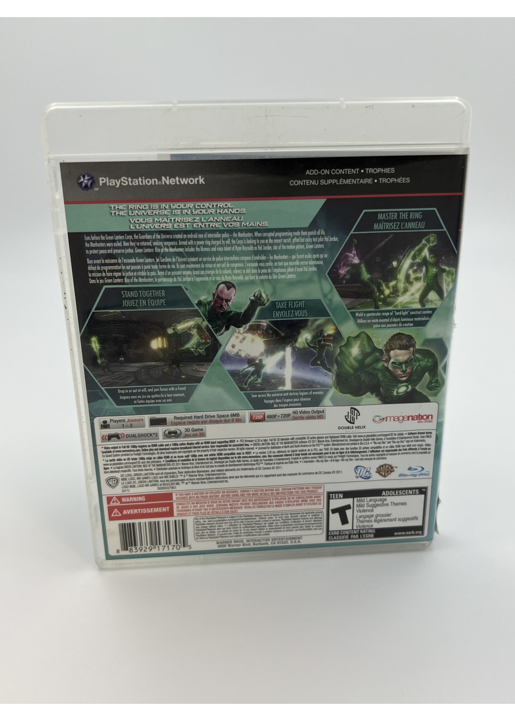 Sony Green Lantern Rise Of The Manhunters PS3