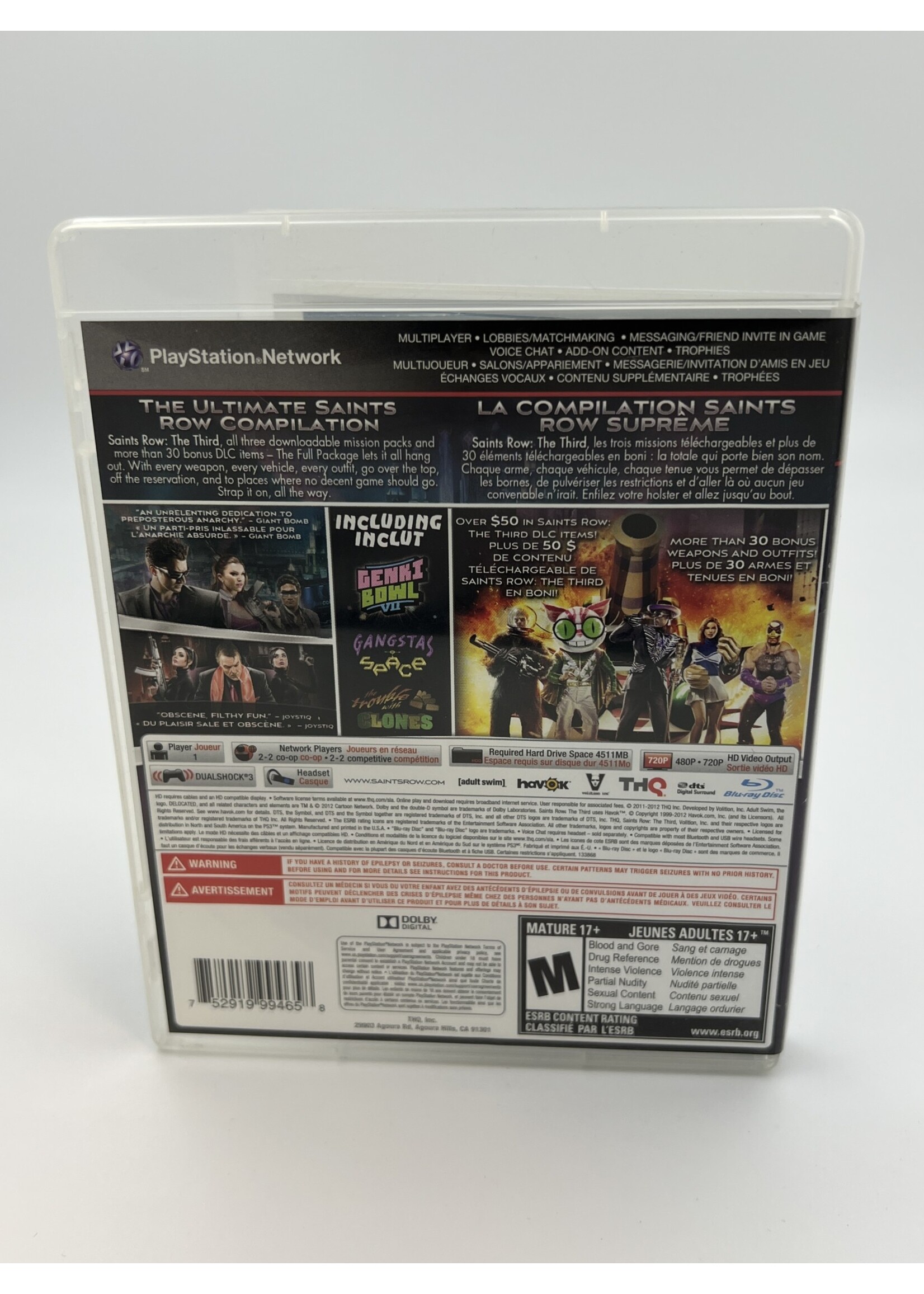 Sony Saints Row The Third The Full Package PS3